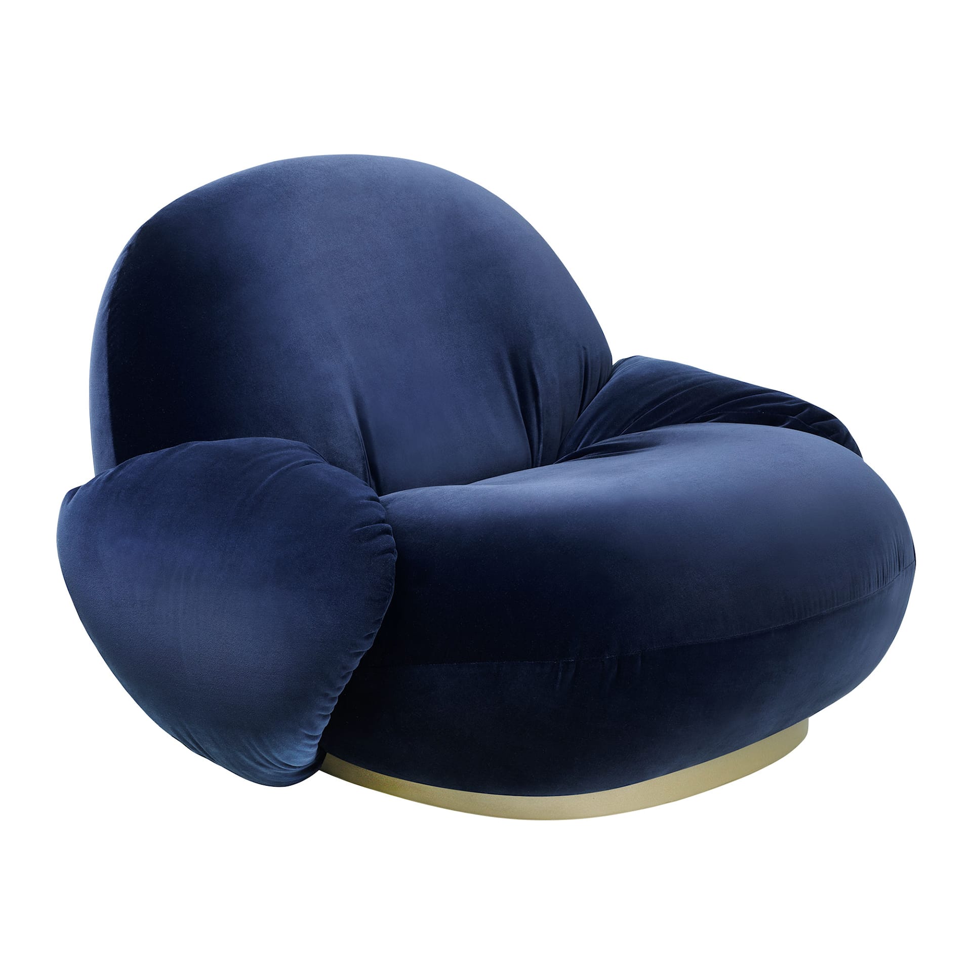 Pacha Lounge Chair - Med armstöd - Gubi - Pierre Paulin - NO GA