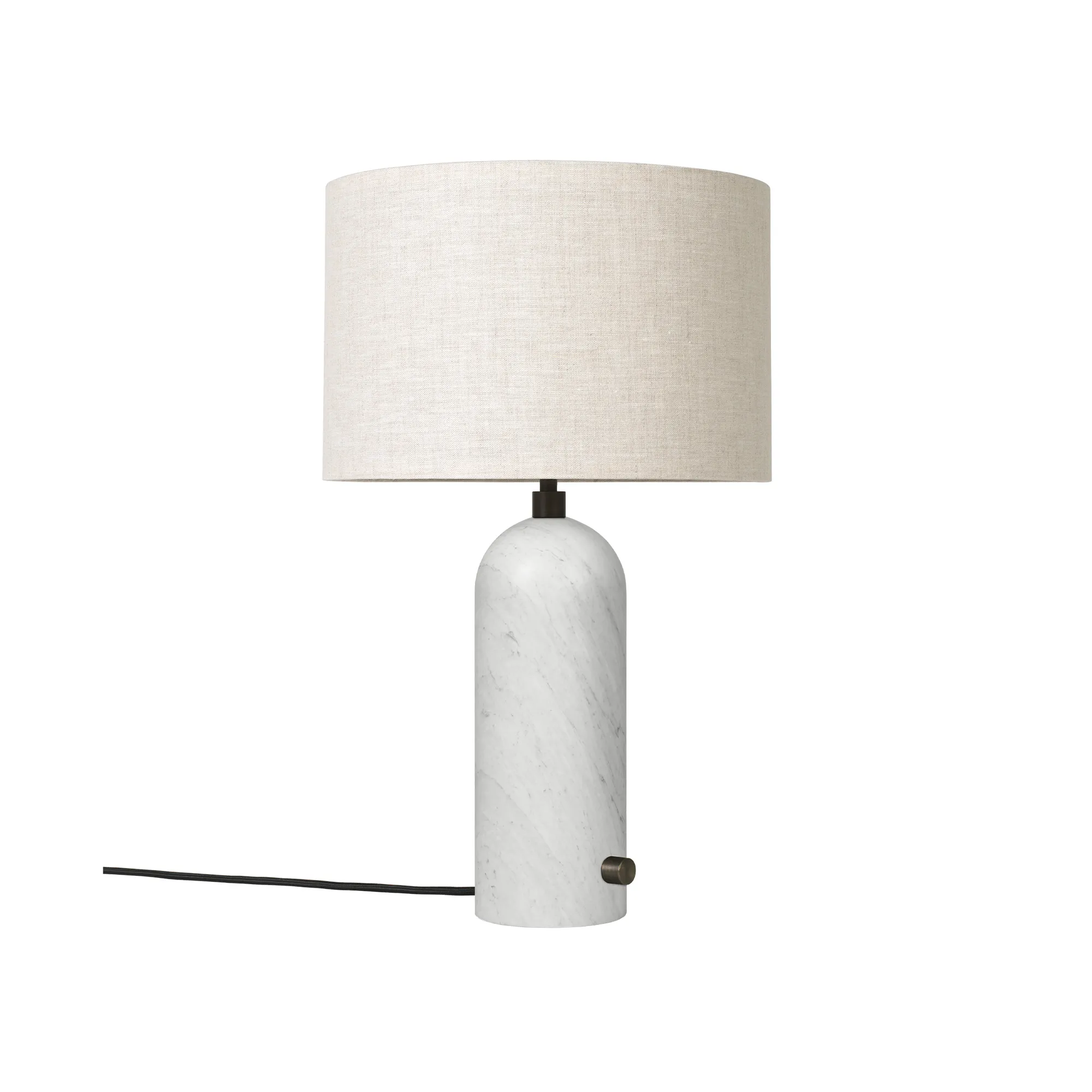 Gravity bordslampa small vit marmor - 1