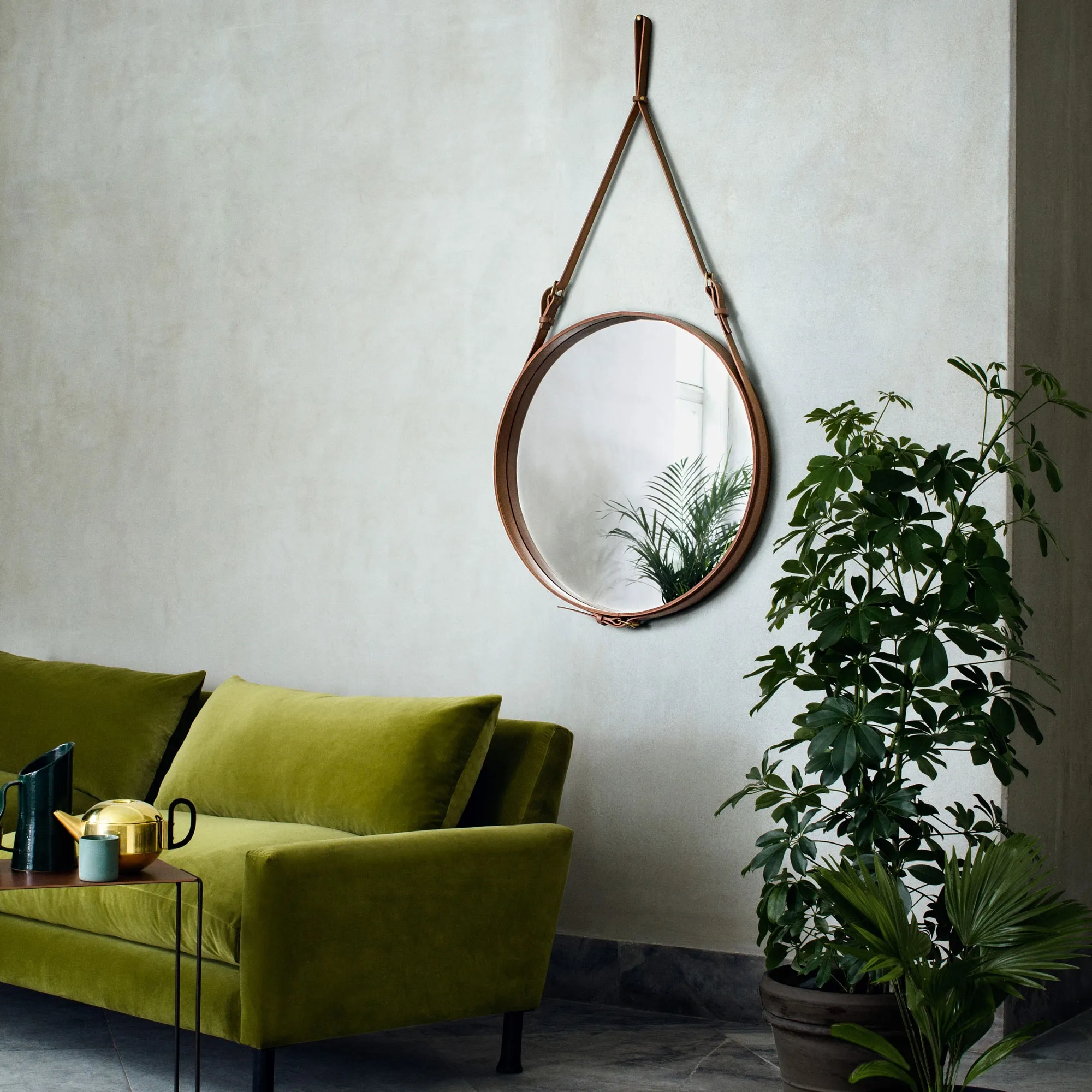 Adnet Circulaire spegel Ø45 cm - 2