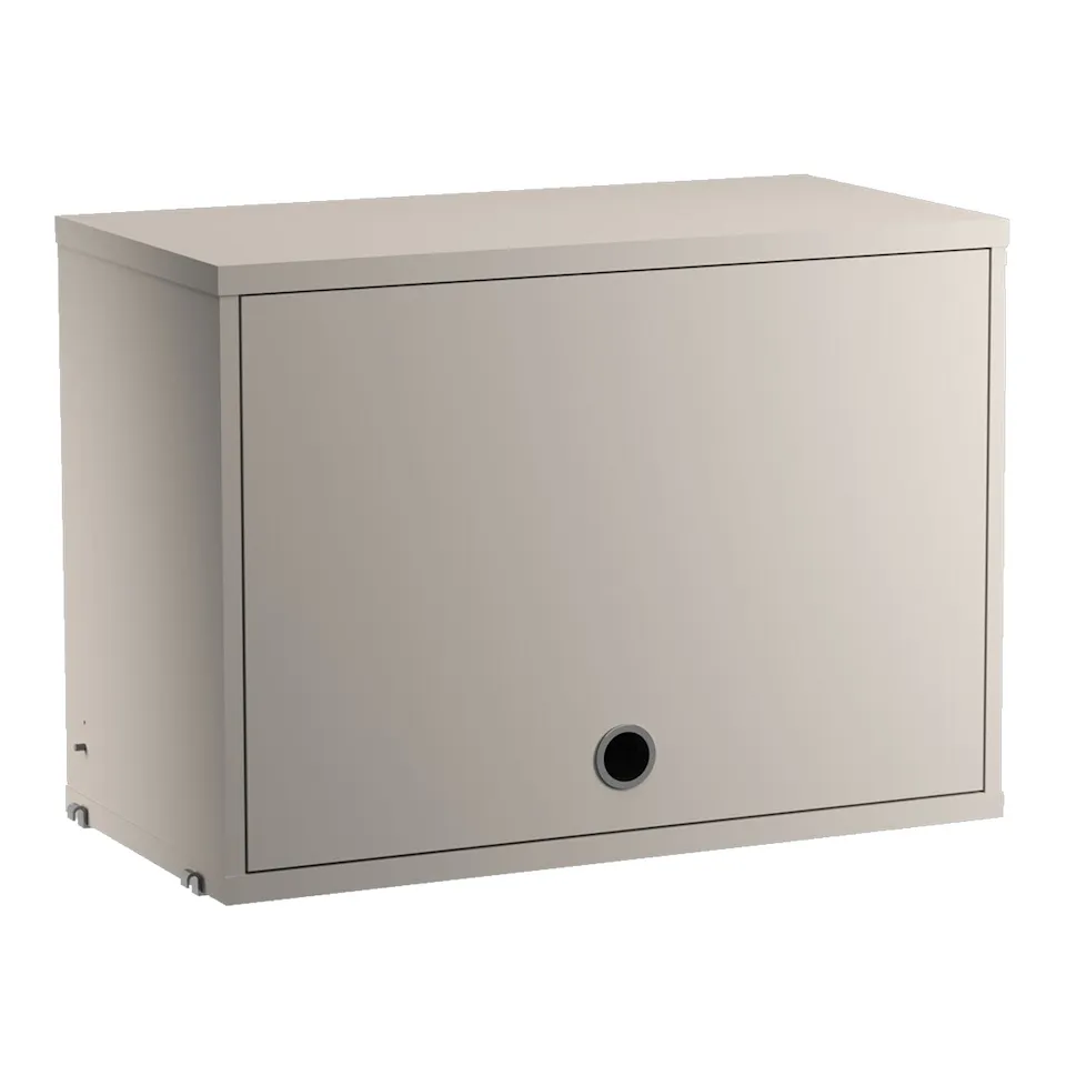 Överskåp med vikdörr 58 cm beige