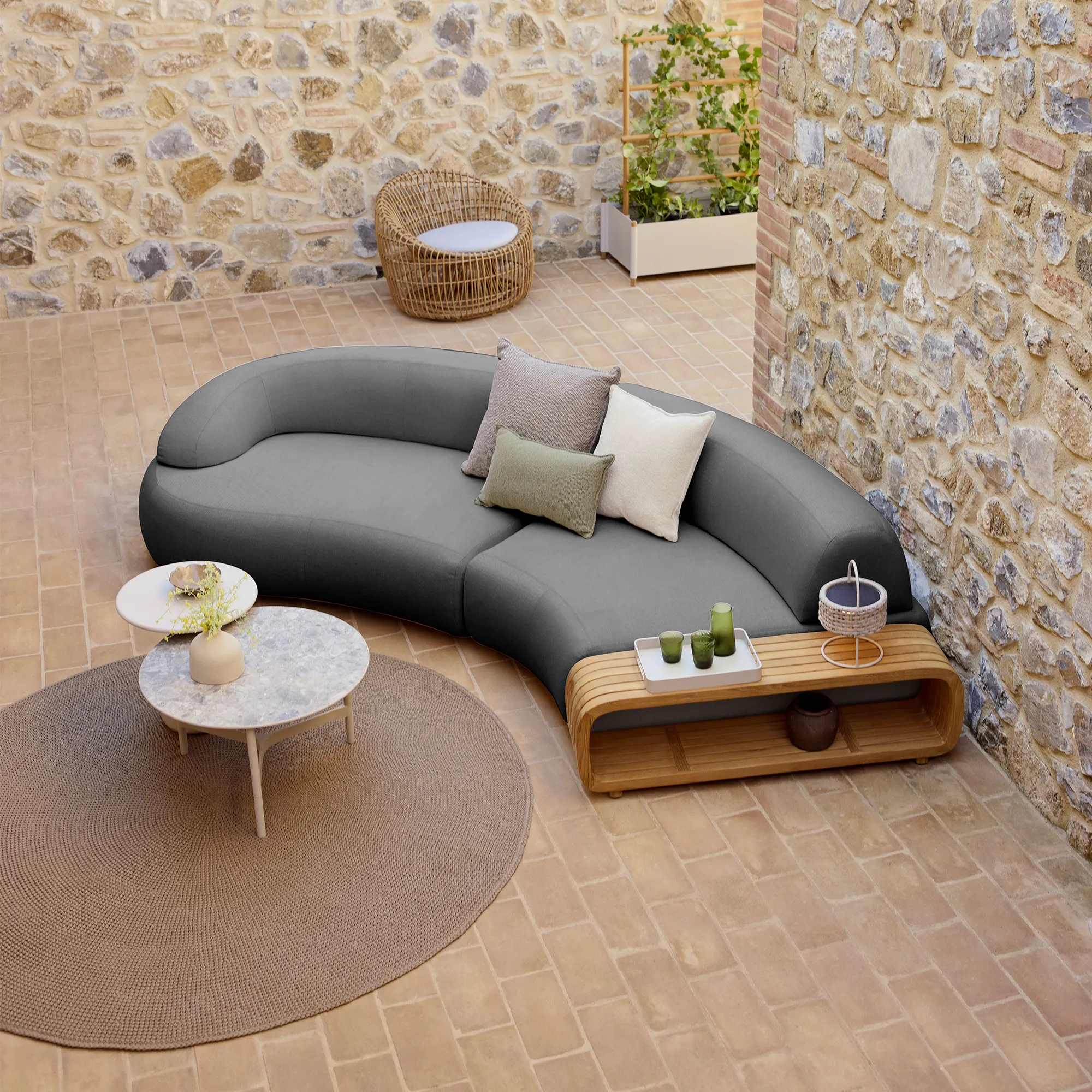 Mellow 4-sitssoffa utomhus - 3