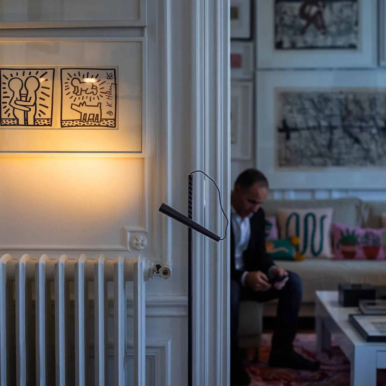 Magneto golvlampa