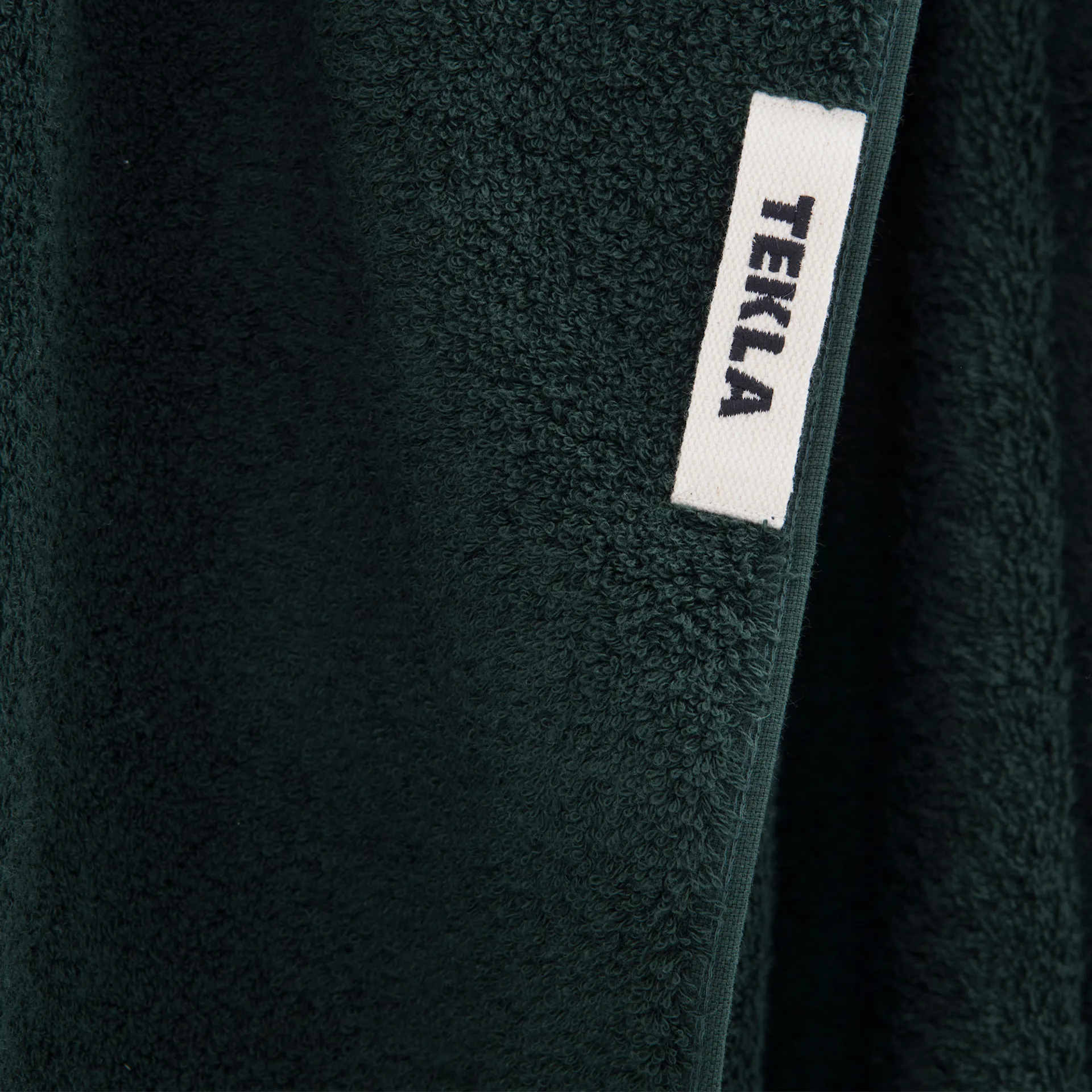 Terry Towel Forest Green - TEKLA - NO GA