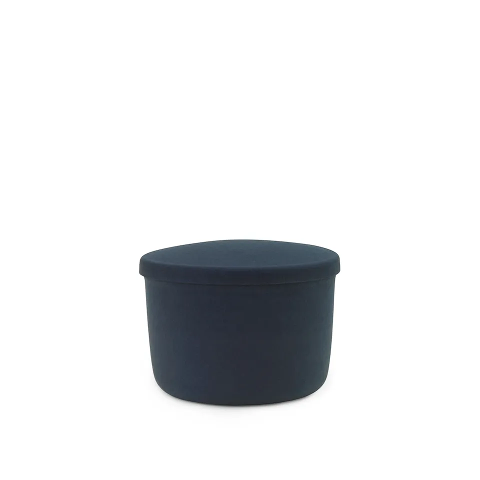 Hide Storage Pouf Small