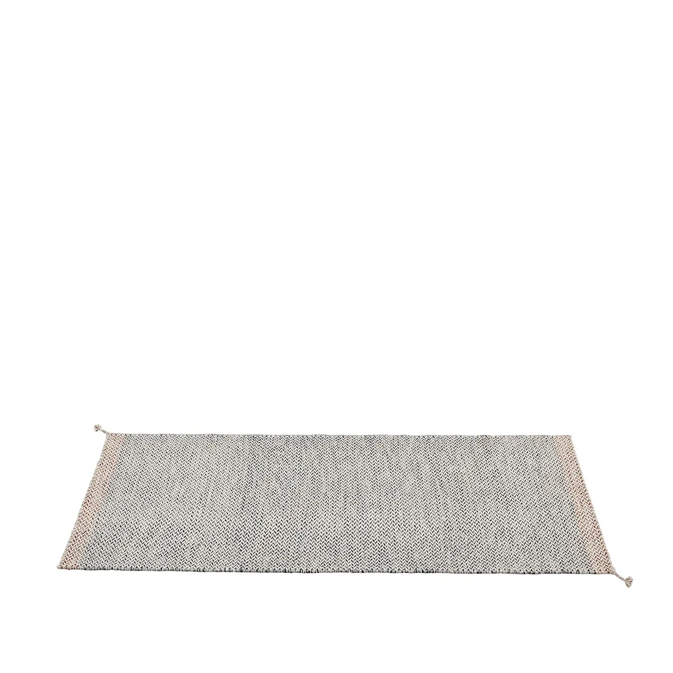Ply rug black/white