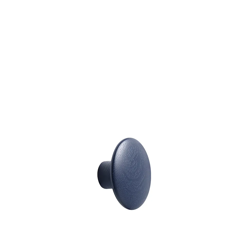 Dots Wood Coat Hanger Small Midnight Blue