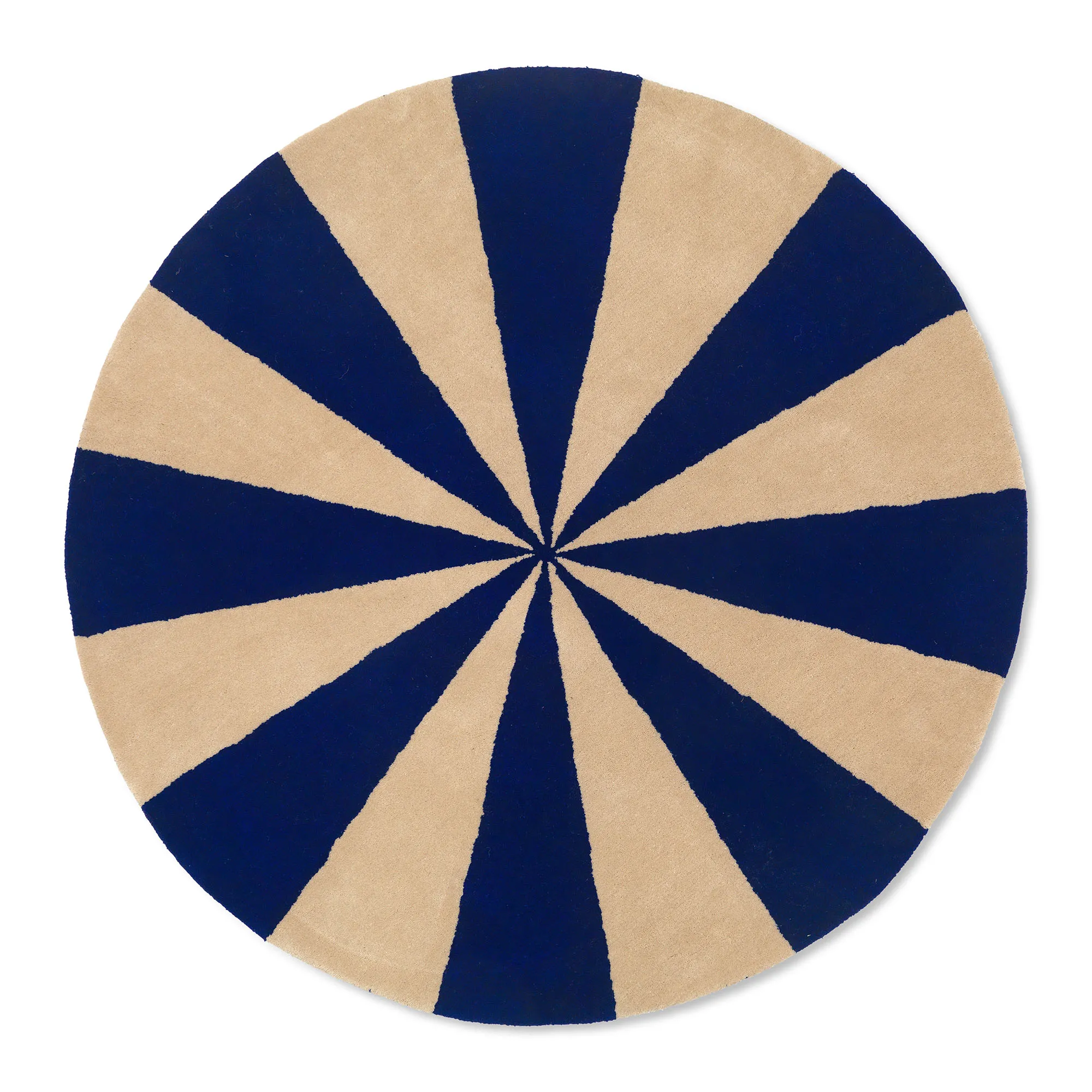 Arch Bright Blue handtuftad matta