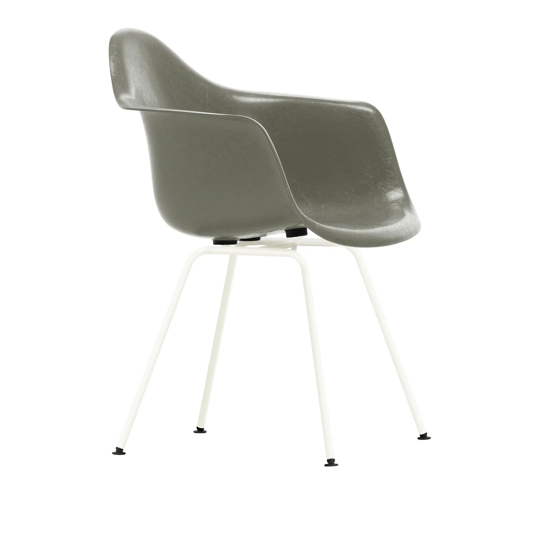 Eames Fiberglass Armchair DAX karmstol White - Vitra - Charles & Ray Eames - NO GA