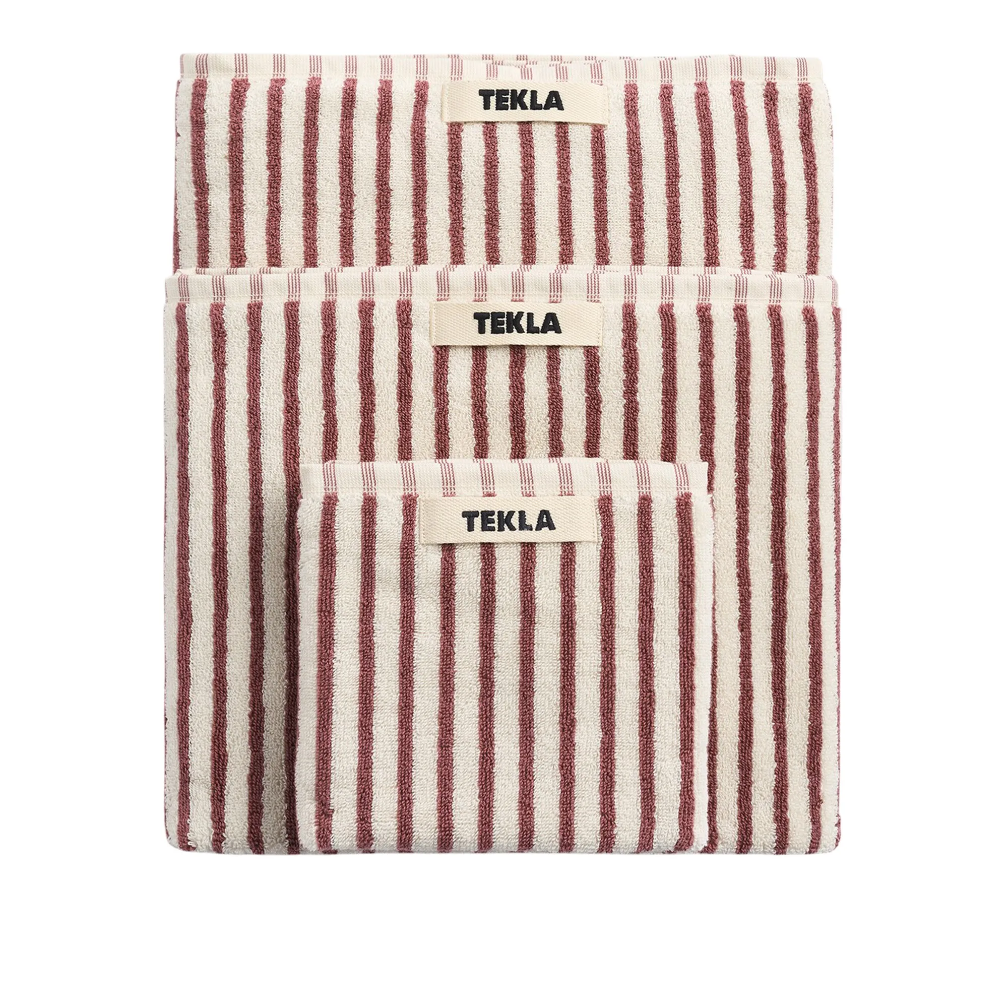 Terry Ripple Stripes handduk - 1