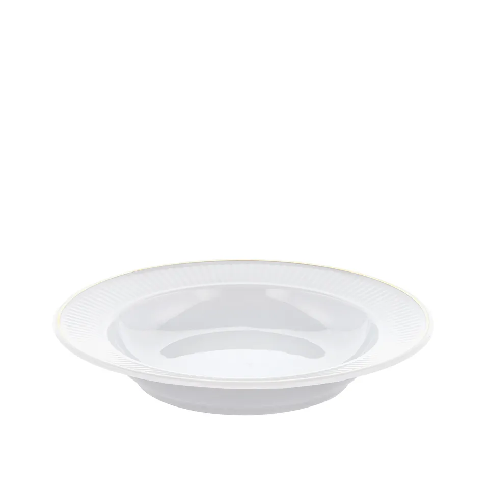 Plissé Deep Plate Ovenproof Porcelain