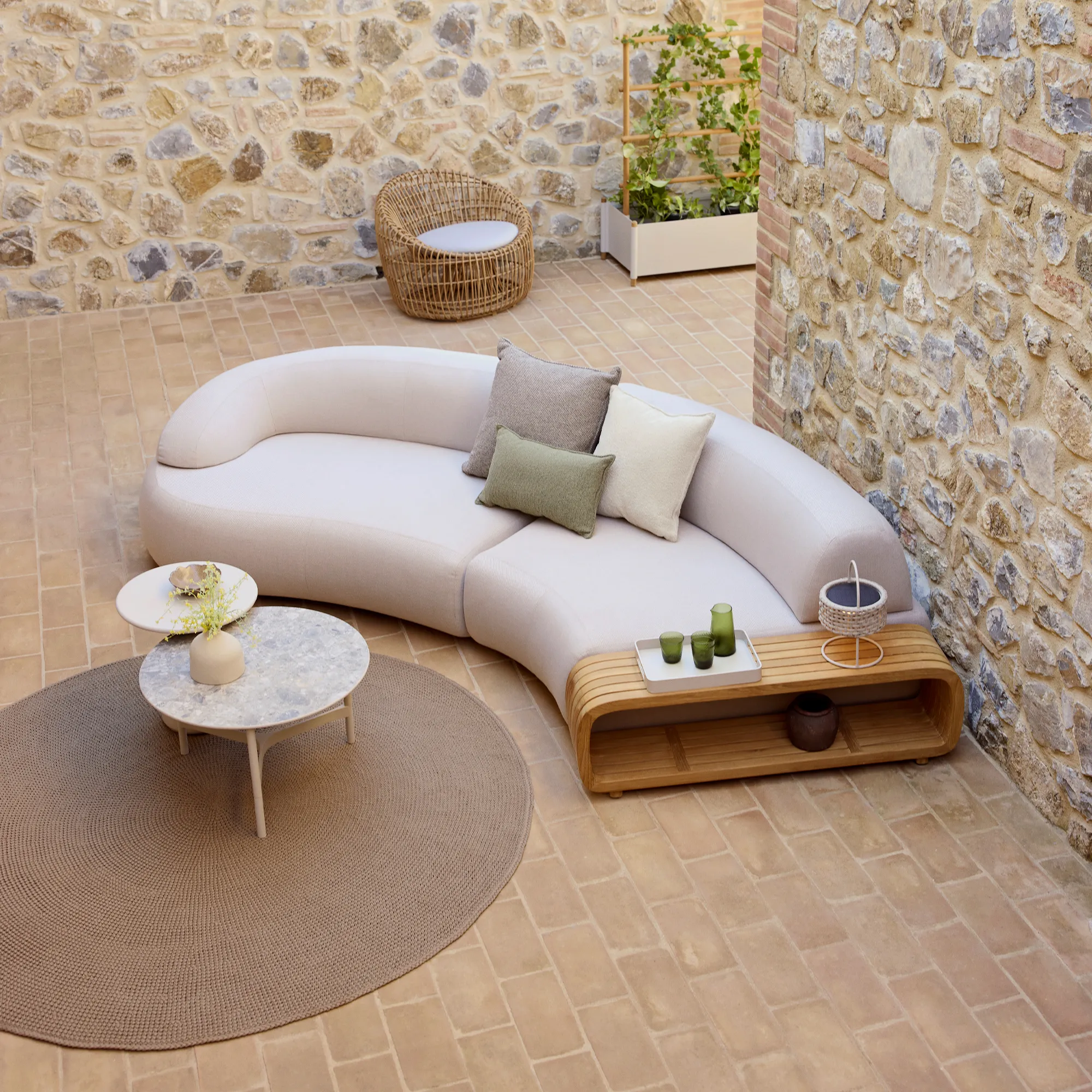 Mellow 4-sitssoffa utomhus - 3