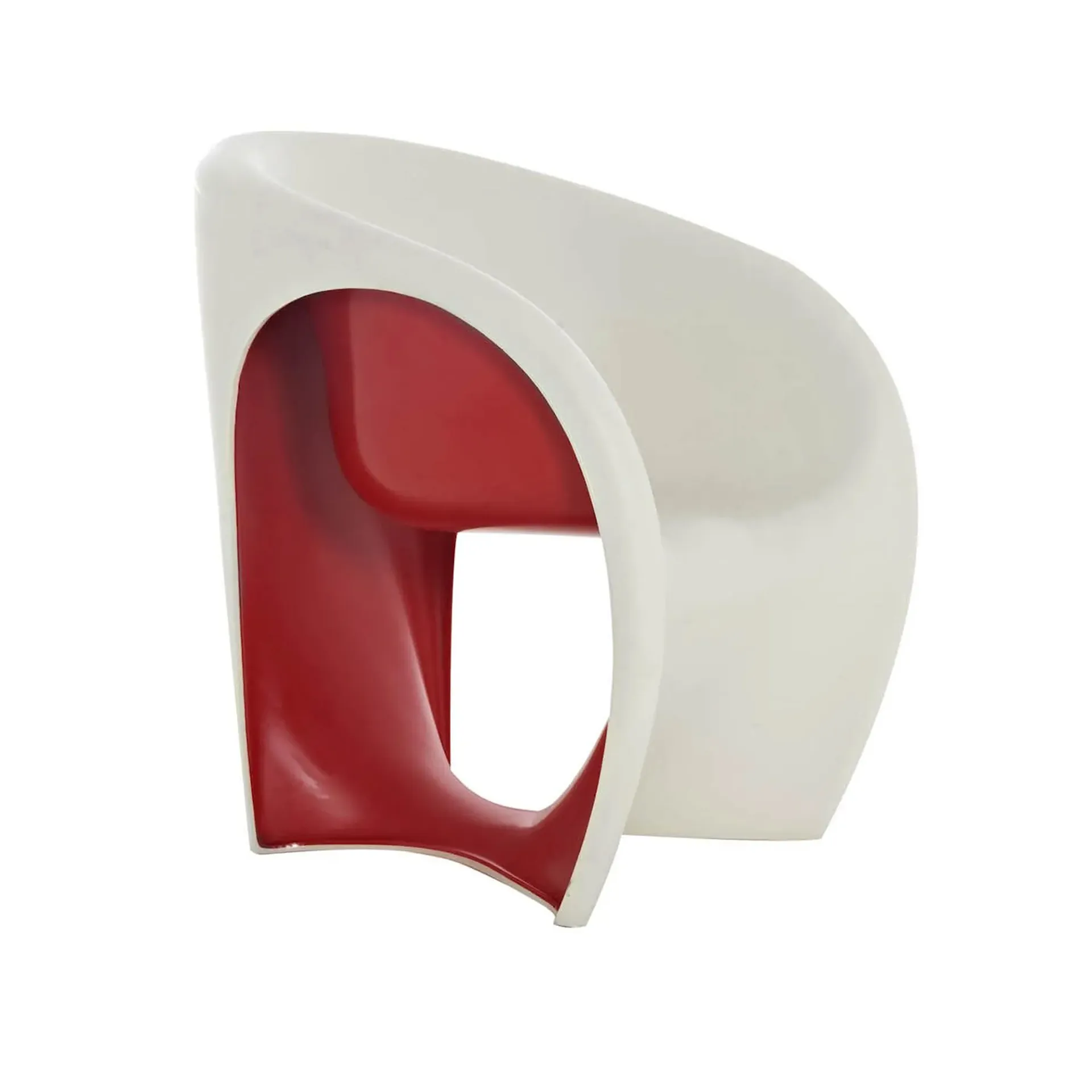 MT1 Armchair - Sand White/Red - Driade - Ron Arad - NO GA