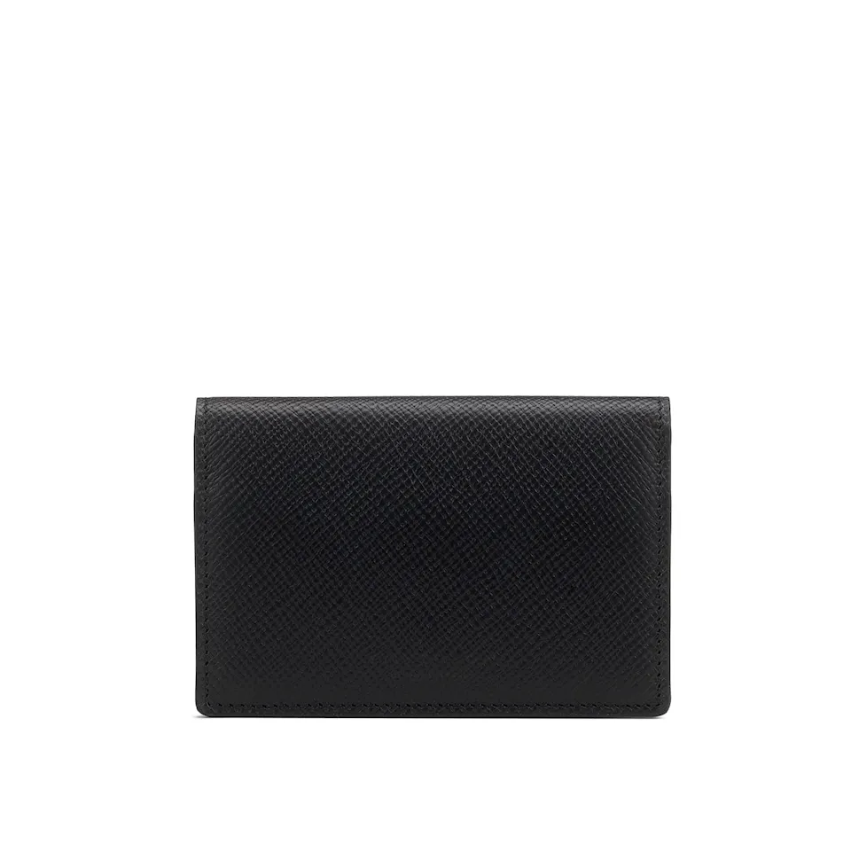 Panama Folded Card Holder - Black