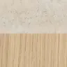 Lacquered Oak & Crema Diva Marble