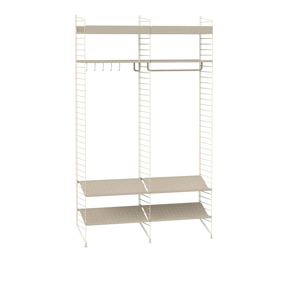 Hall hyllsystem K beige/beige