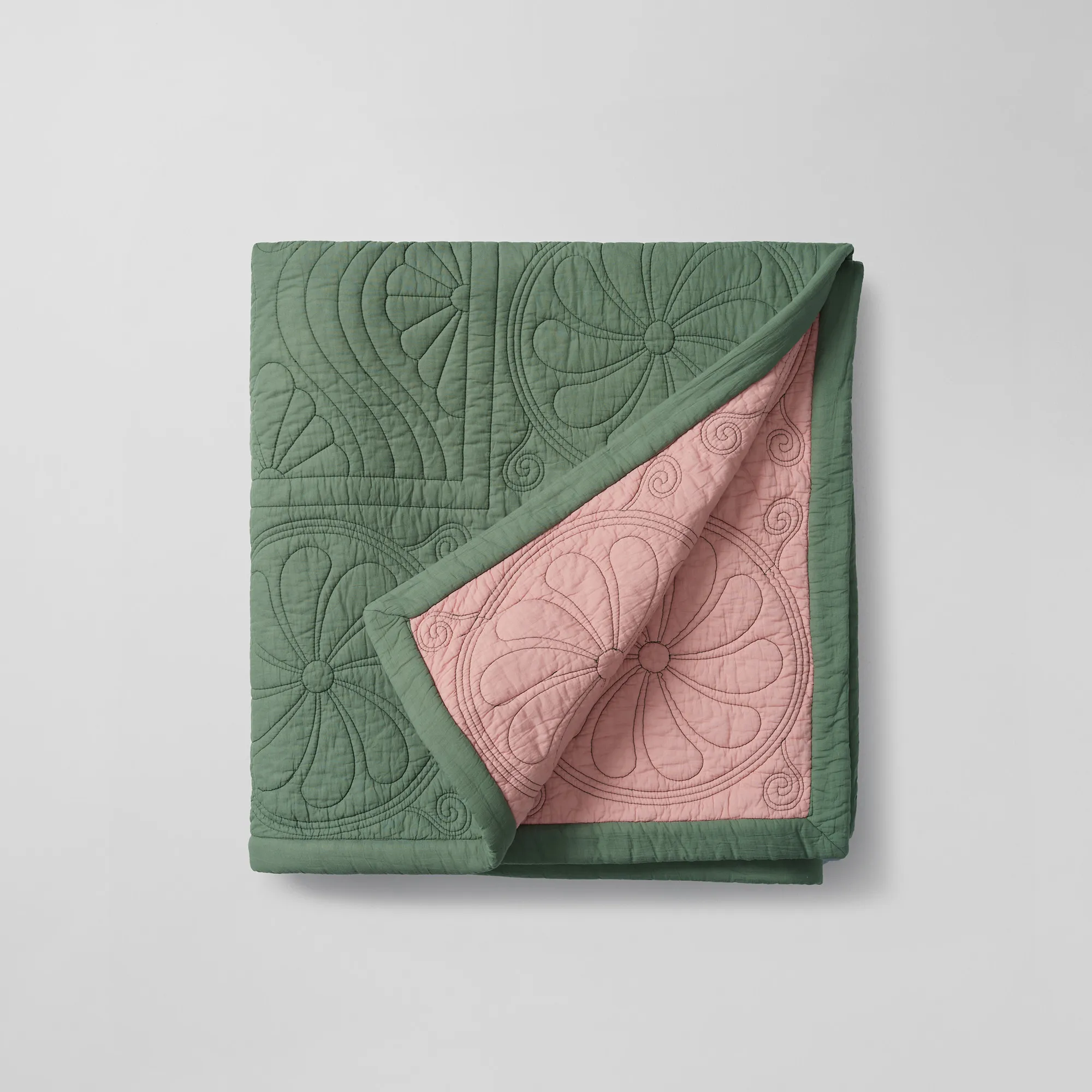 Durham Dew Green/Pink överkast - 8