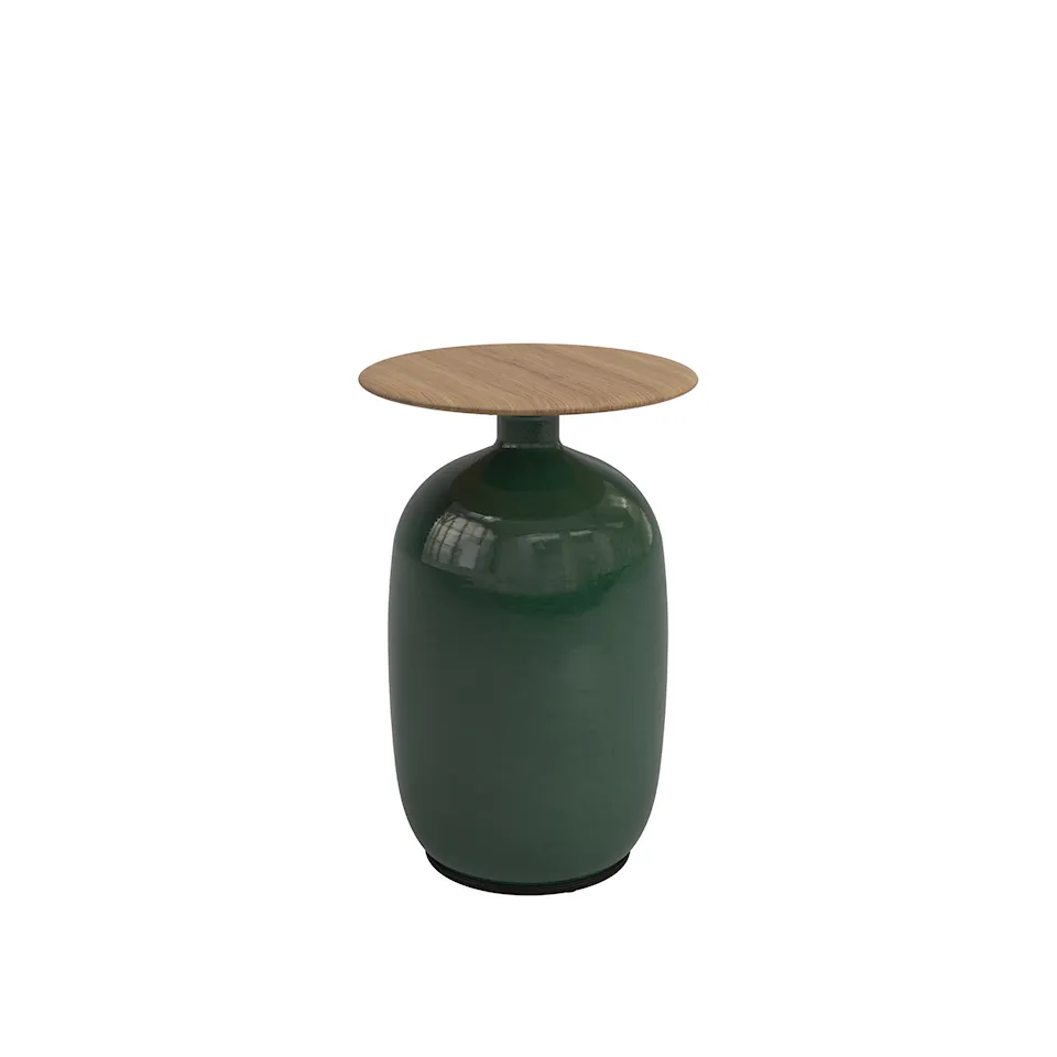 Blow High Side Table, Emerald