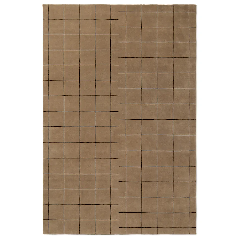Grid Chestnut/Black ullmatta