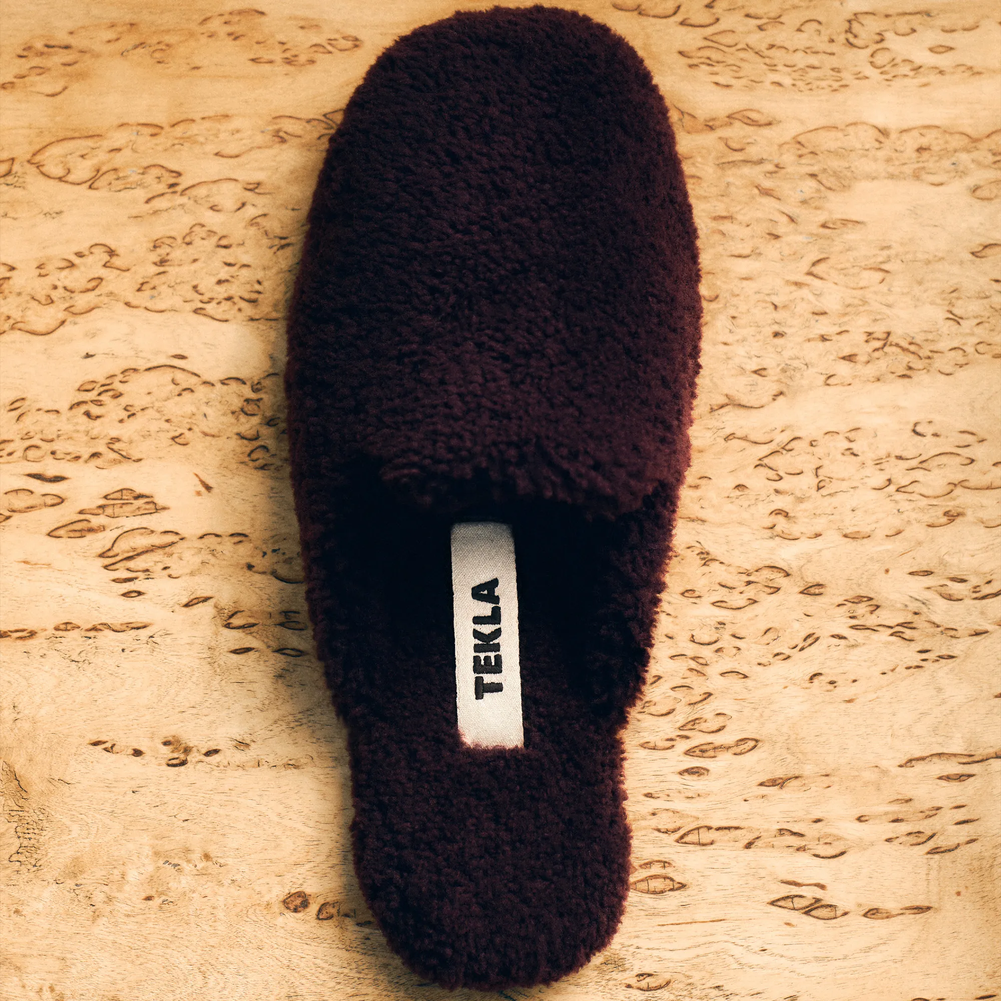 Shearling Wine tofflor - 3