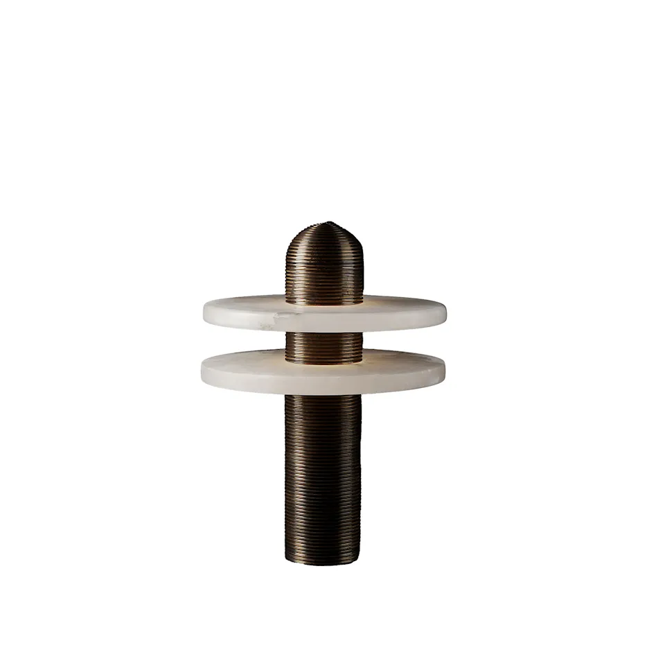 Median : Table Lamp - Aged Brass
