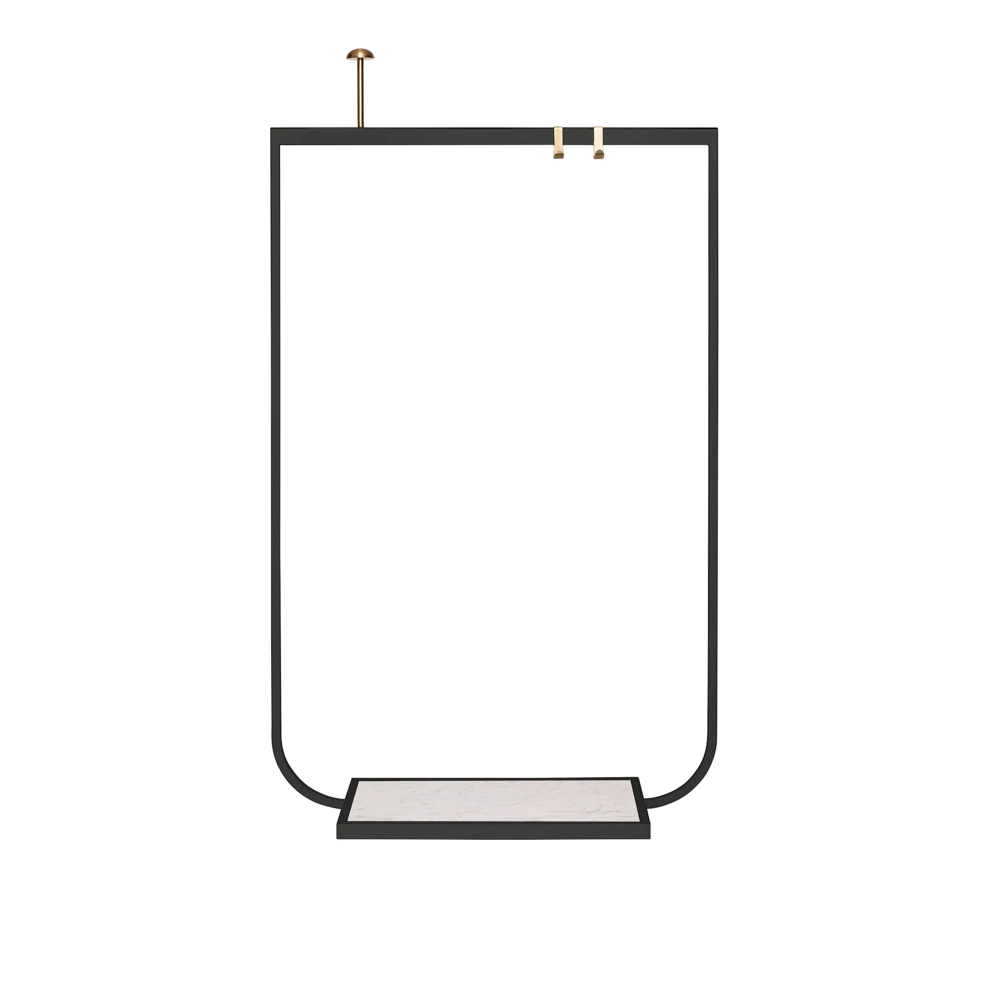 Tati Coat Rack Small Carrara Marble - 1