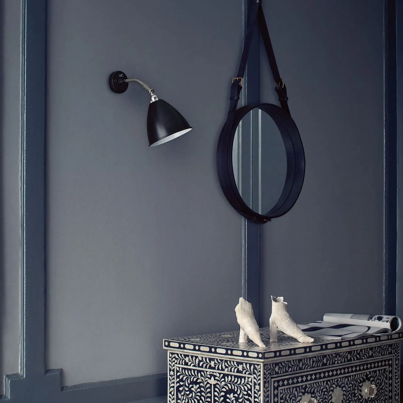 Bestlite BL7 vägglampa krom