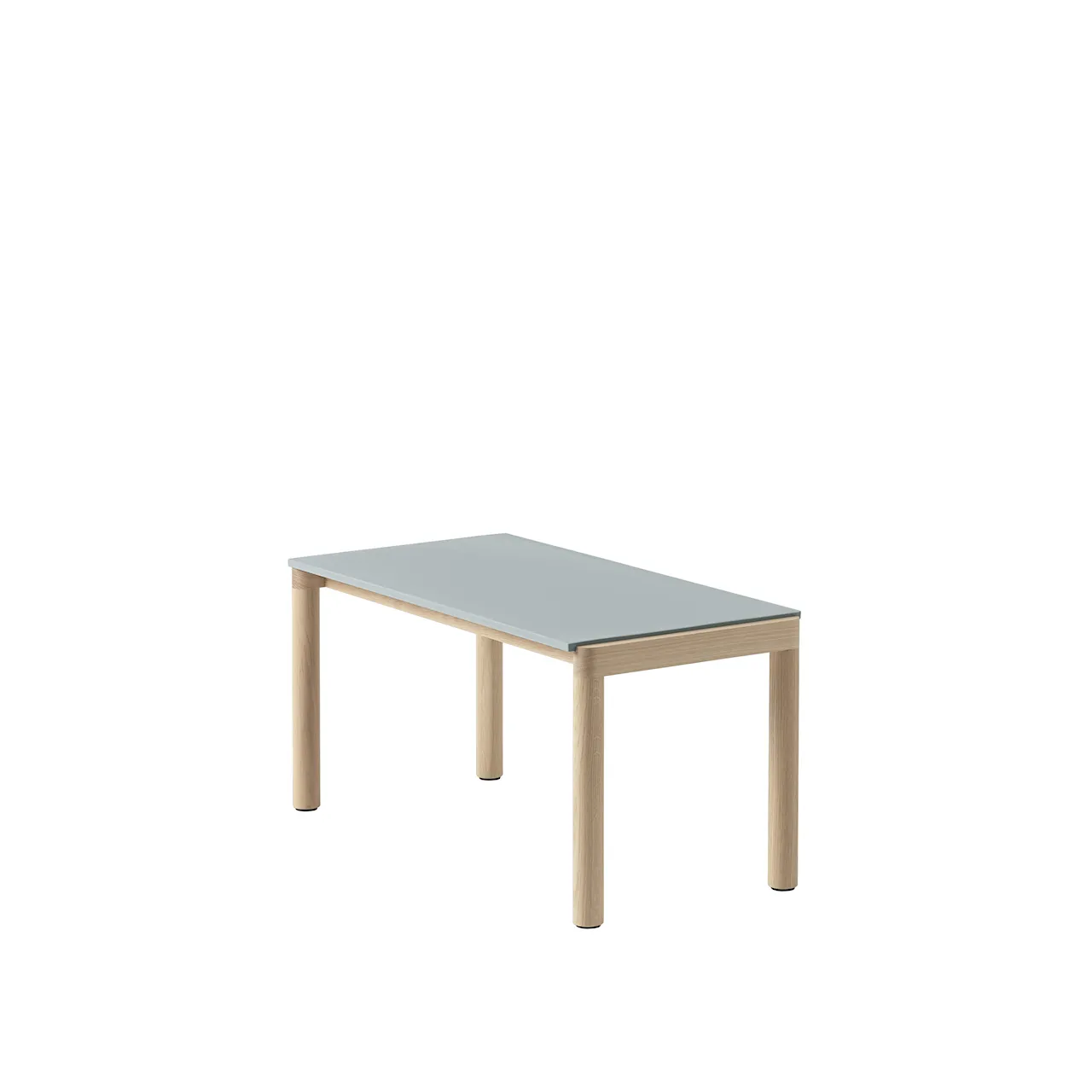 Couple Coffee Table / 40 x 84 x 40 cm - 1 Plain - Taupe/Oak