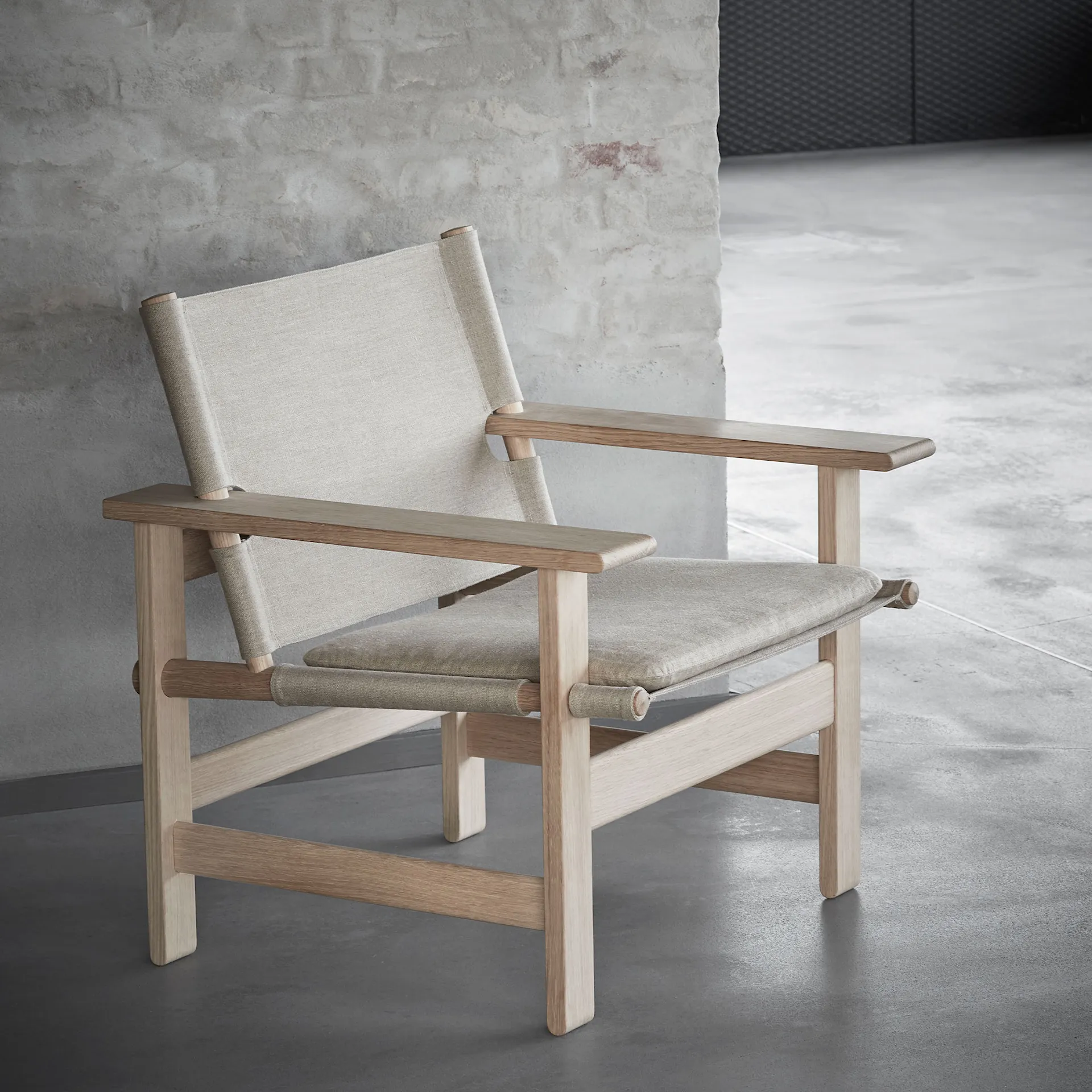 The Canvas Chair Incl. Seat Cushion - Fredericia Furniture - Børge Mogensen - NO GA