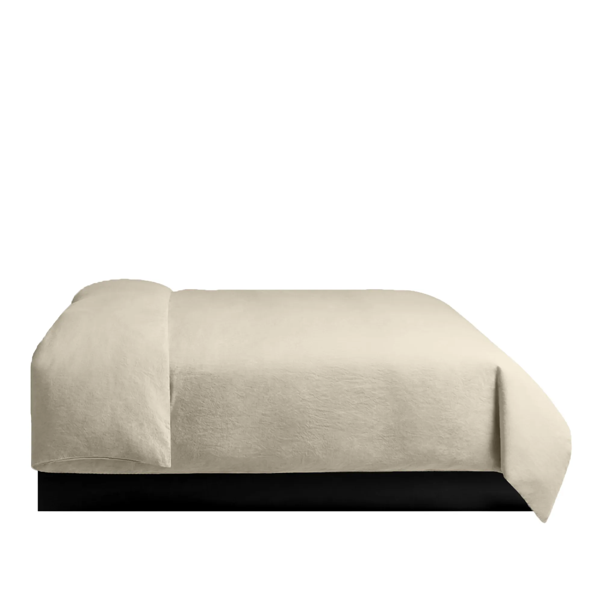 Linen Blend Pale Sand påslakan - 1