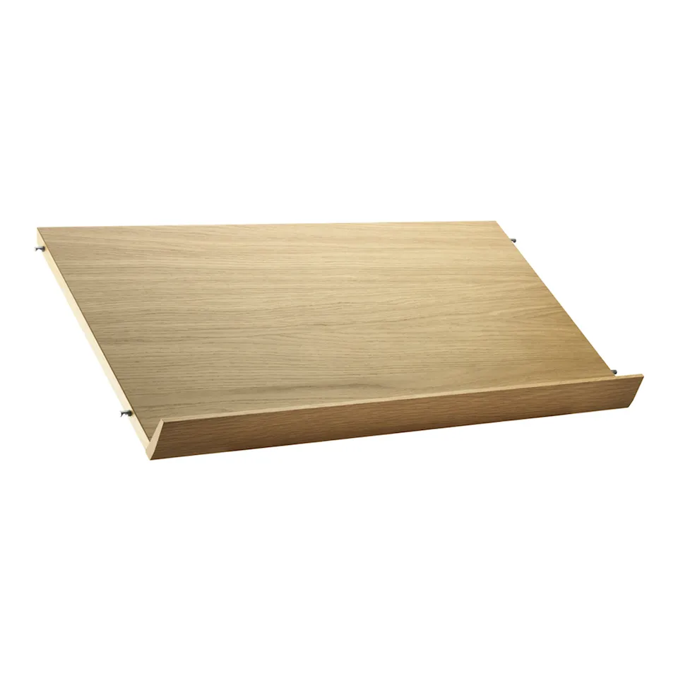 Tidskriftshylla trä 78 cm ek