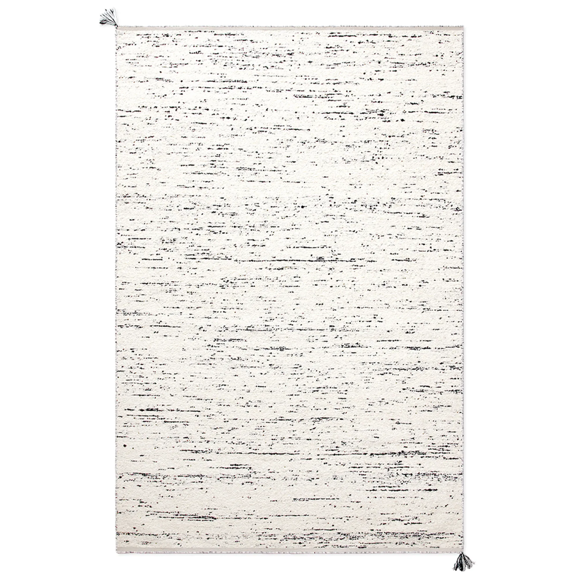Boucle Cream/Black ullmatta - 1