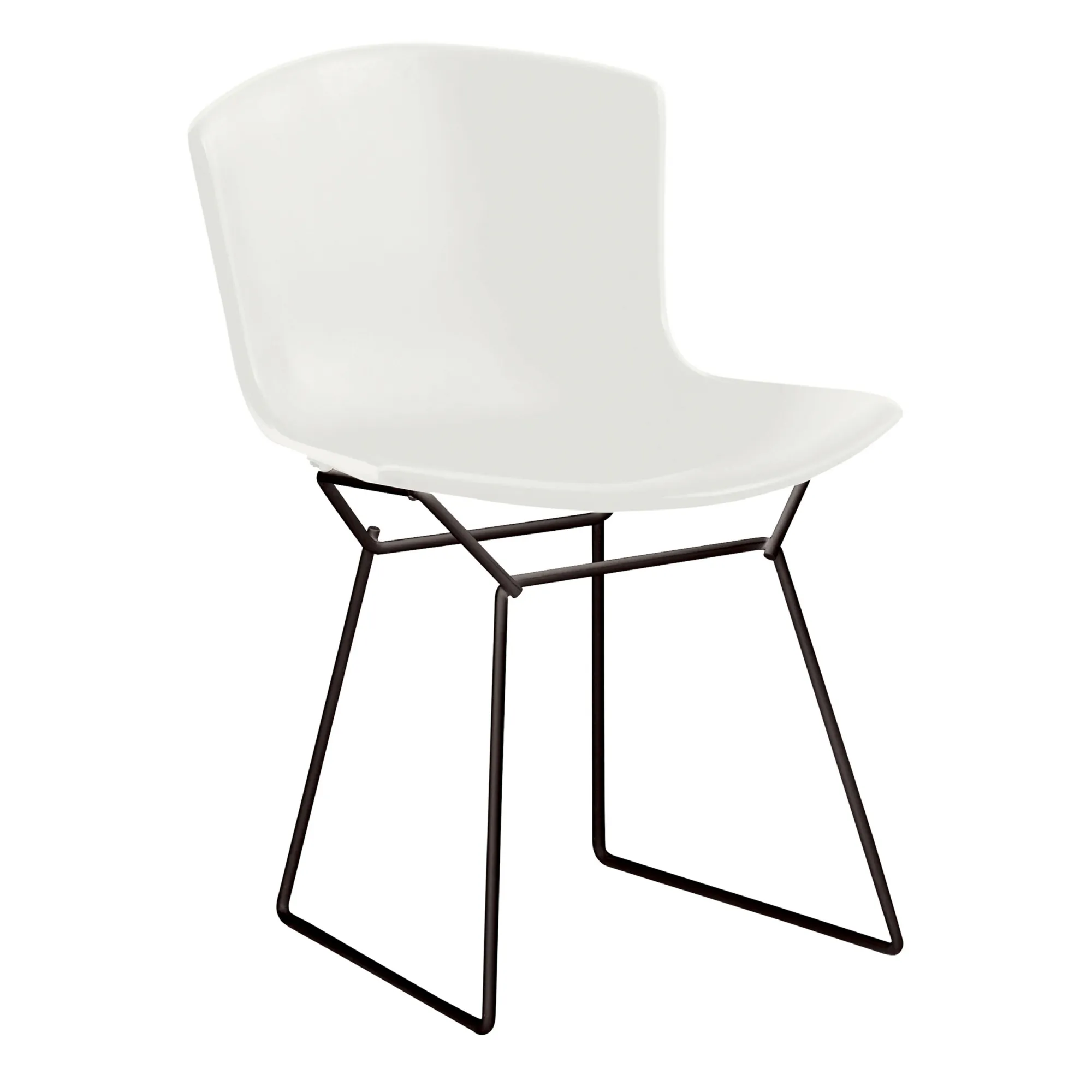 Bertoia Plastic utomhusstol svart - 1