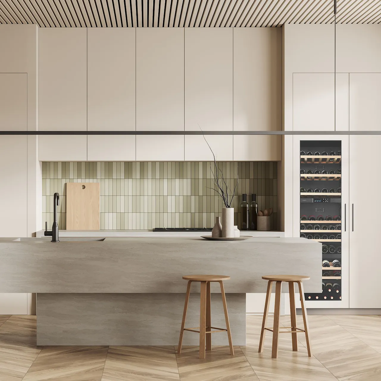 Kitchen integrated 180 trippelzon