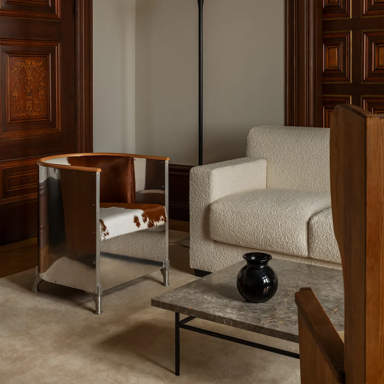Aluminium Cowhide Exclusive Edition Light Brown