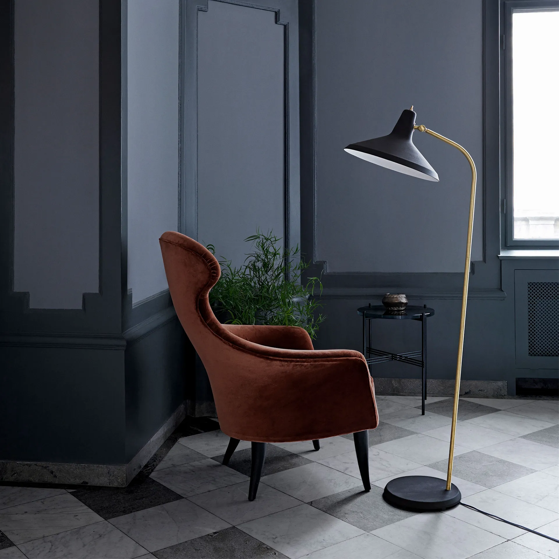 G 10 Floor Lamp - Gubi - Greta Magnusson Grossman - NO GA