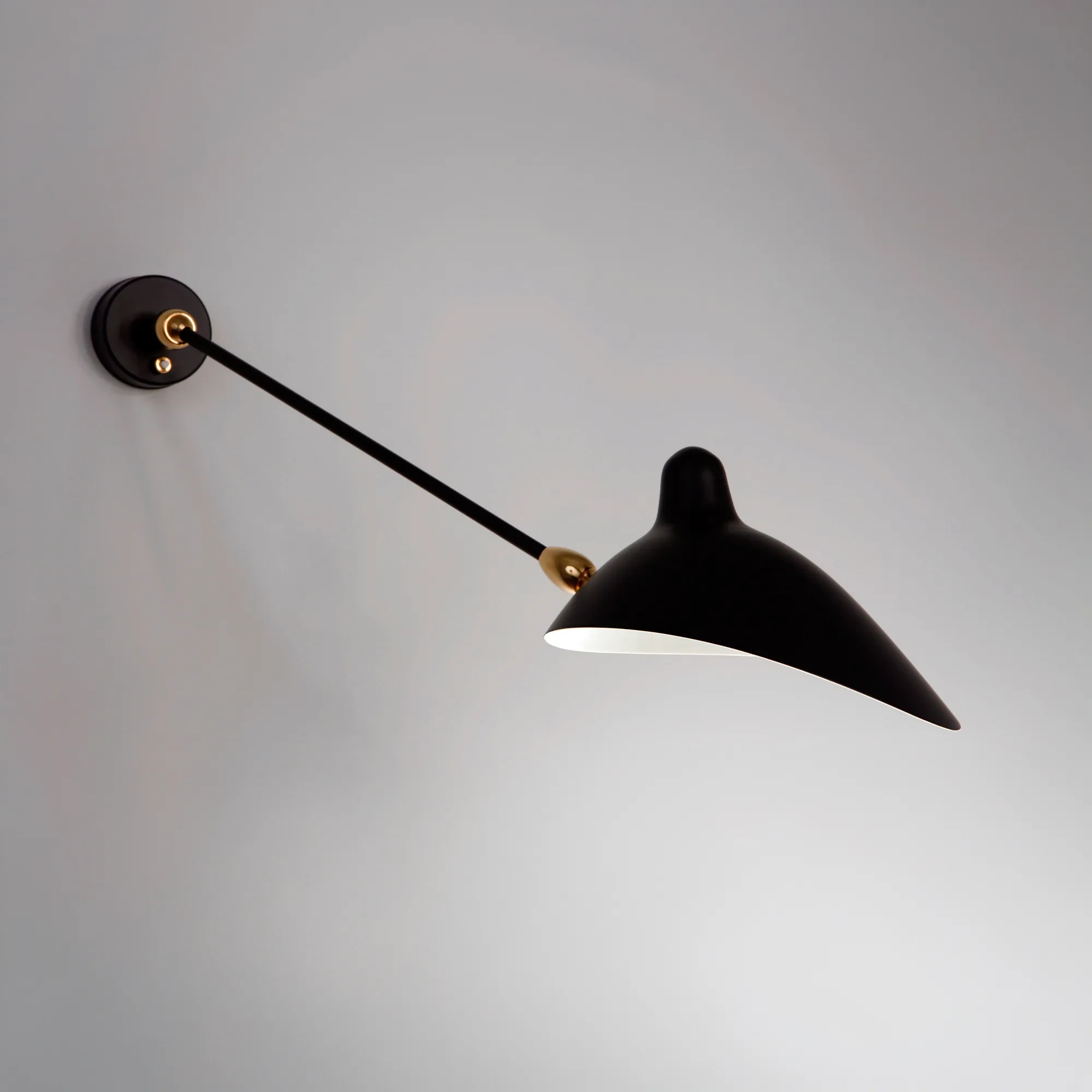 One Double Swivel Straight Arm läslampa - 2