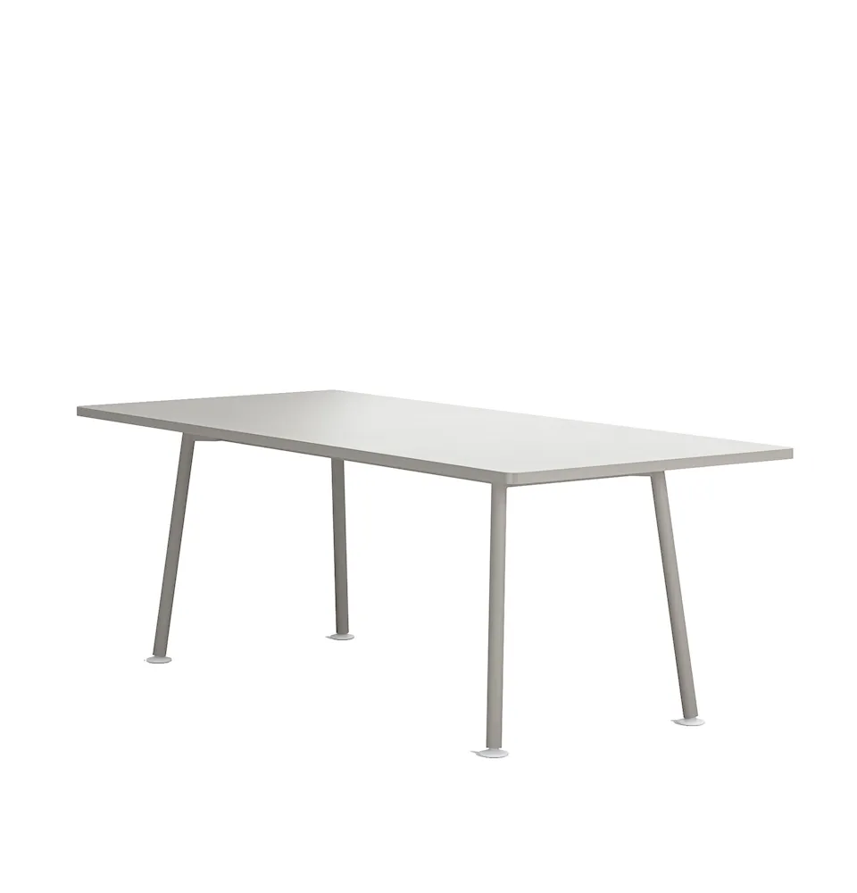 Landa Table - H730, W2000, D900, Grey Laminate - Stone Grey