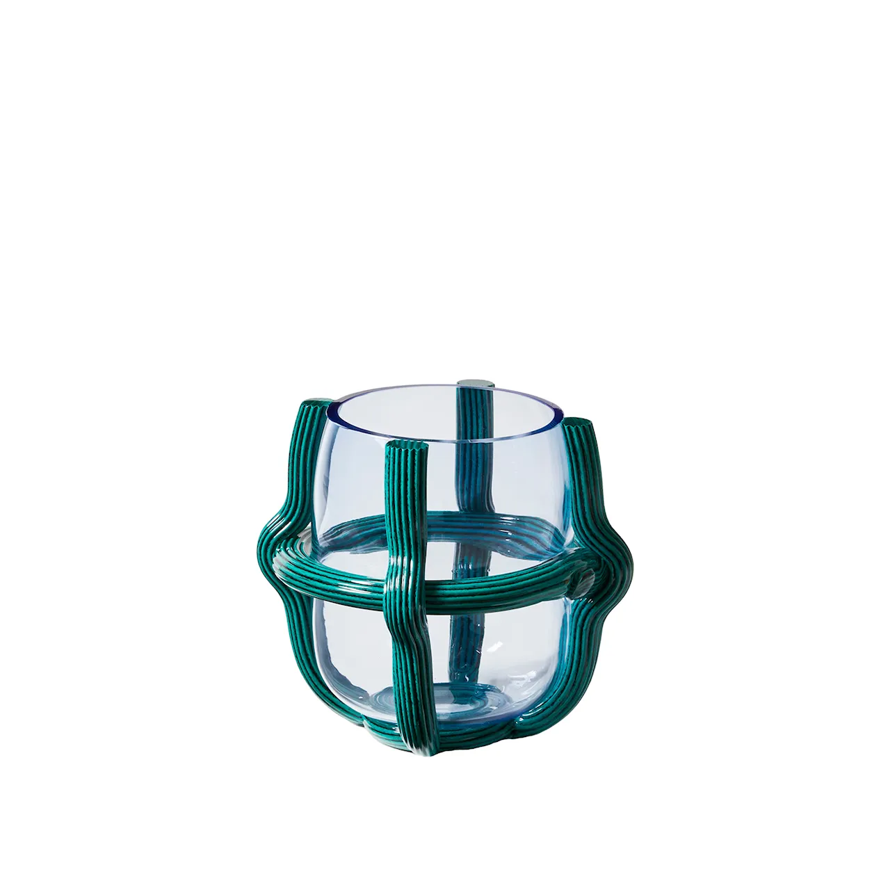 Sestiere Vase Light Blue/Petrol Green