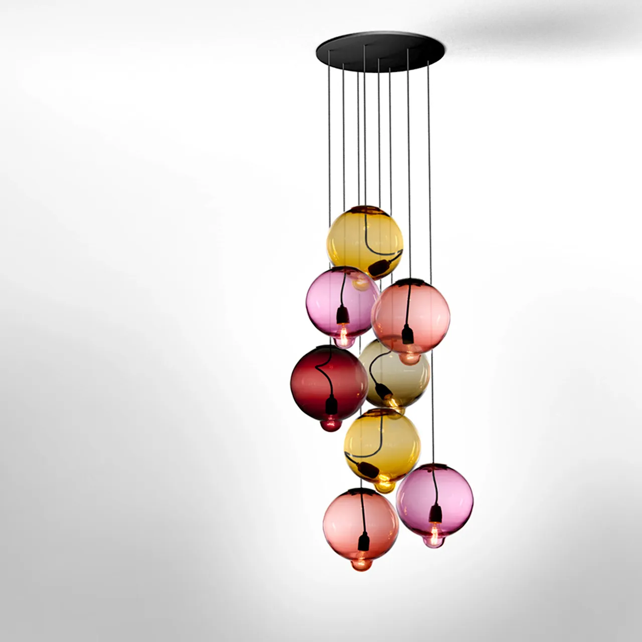 Meltdown Pendant - 8 Diffusers