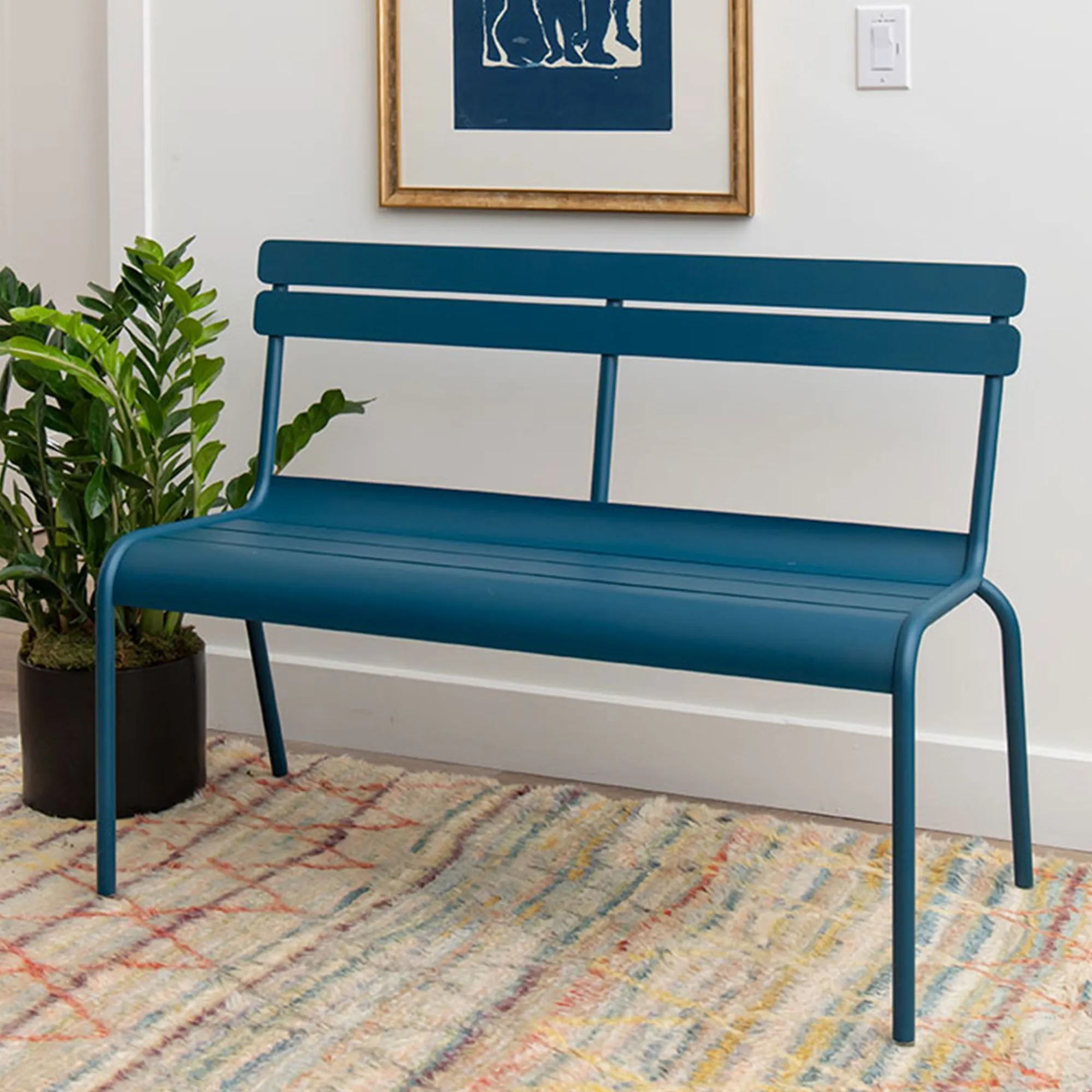 Luxembourg 2/3-Seater Bench With Backrest - 5