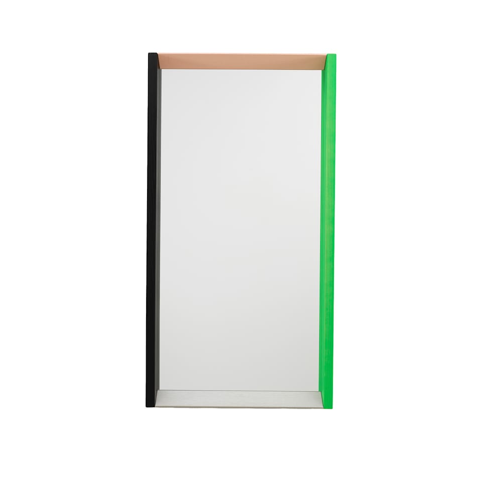 Colour Frame Mirror, Medium, Green/Pink