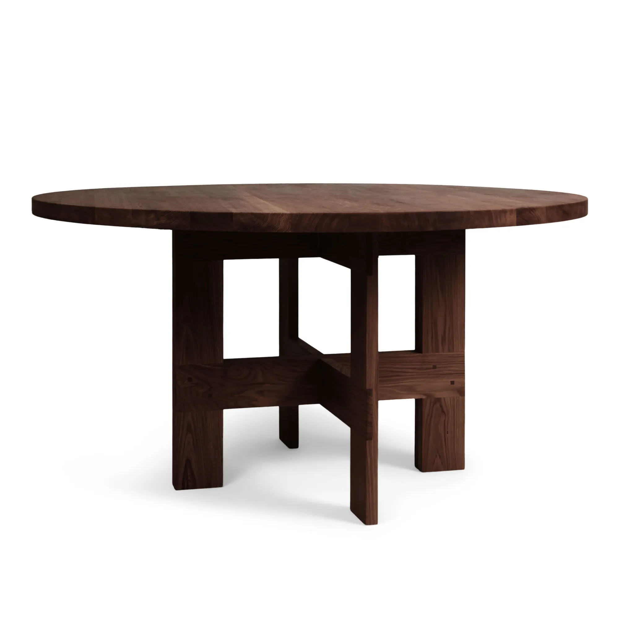 Farmhouse Trestle Round bord - 1