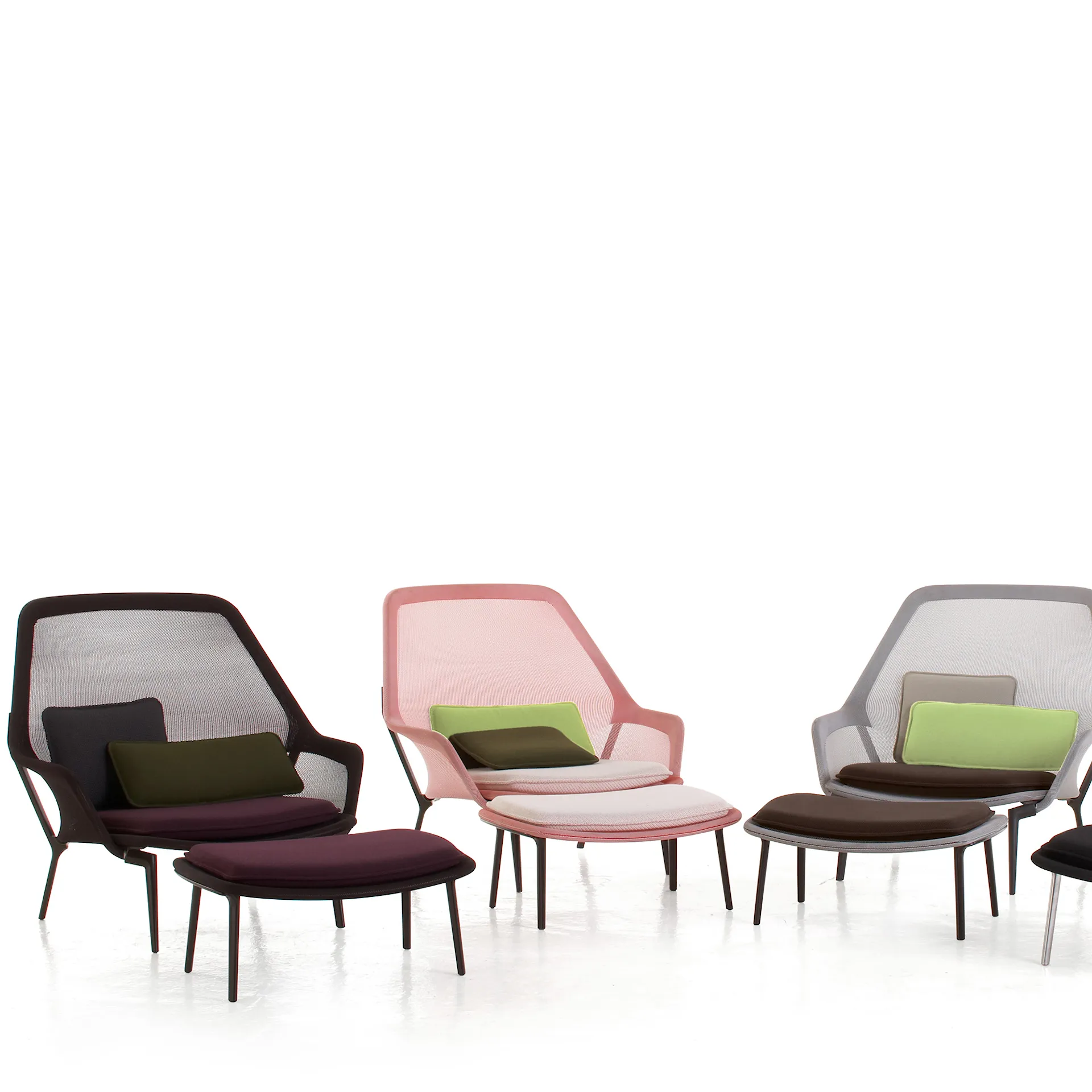 Slow Chair & Ottoman - Vitra - Ronan & Erwan Bouroullec - NO GA