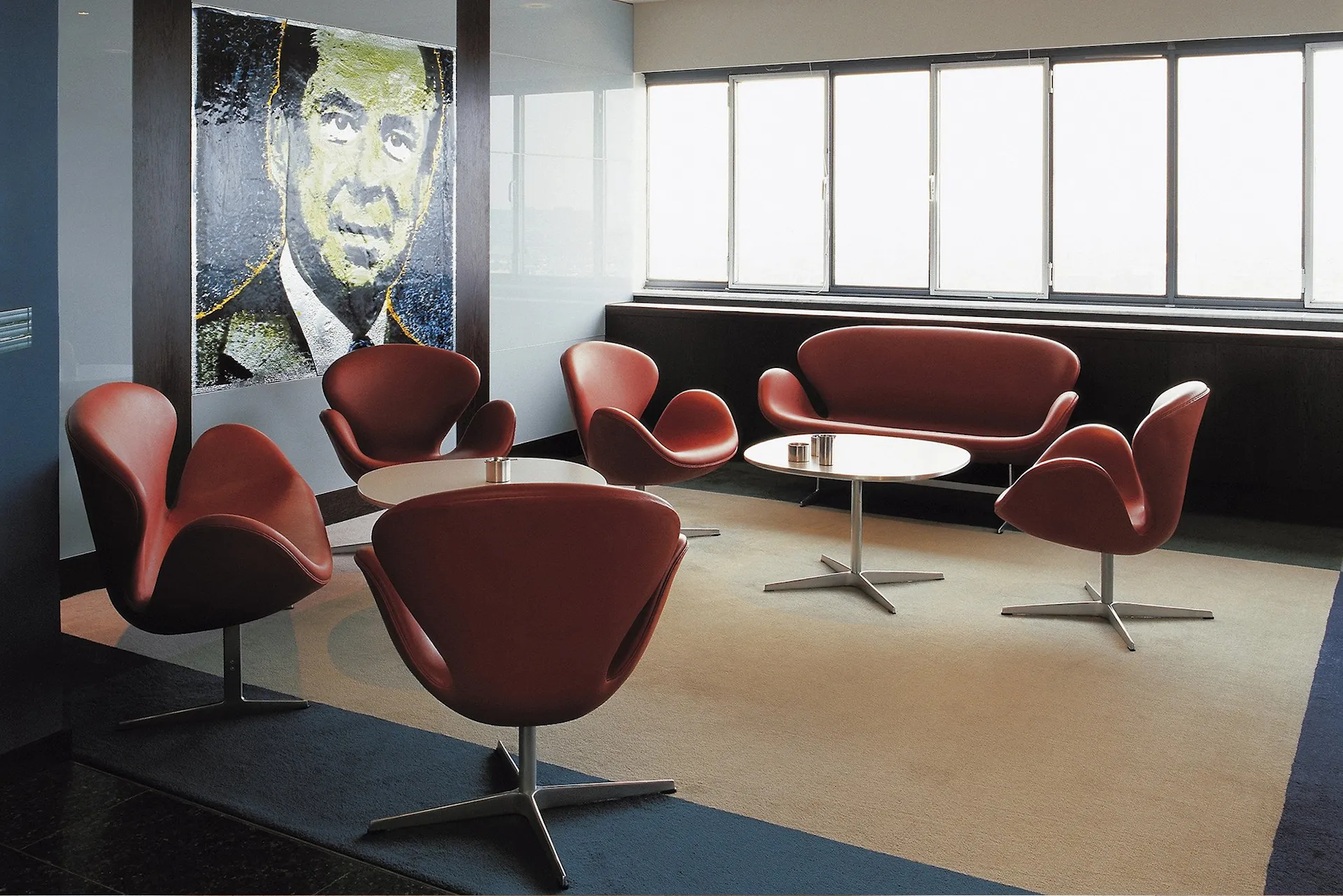 Svanen 2-sits - Fritz Hansen - Arne Jacobsen - NO GA