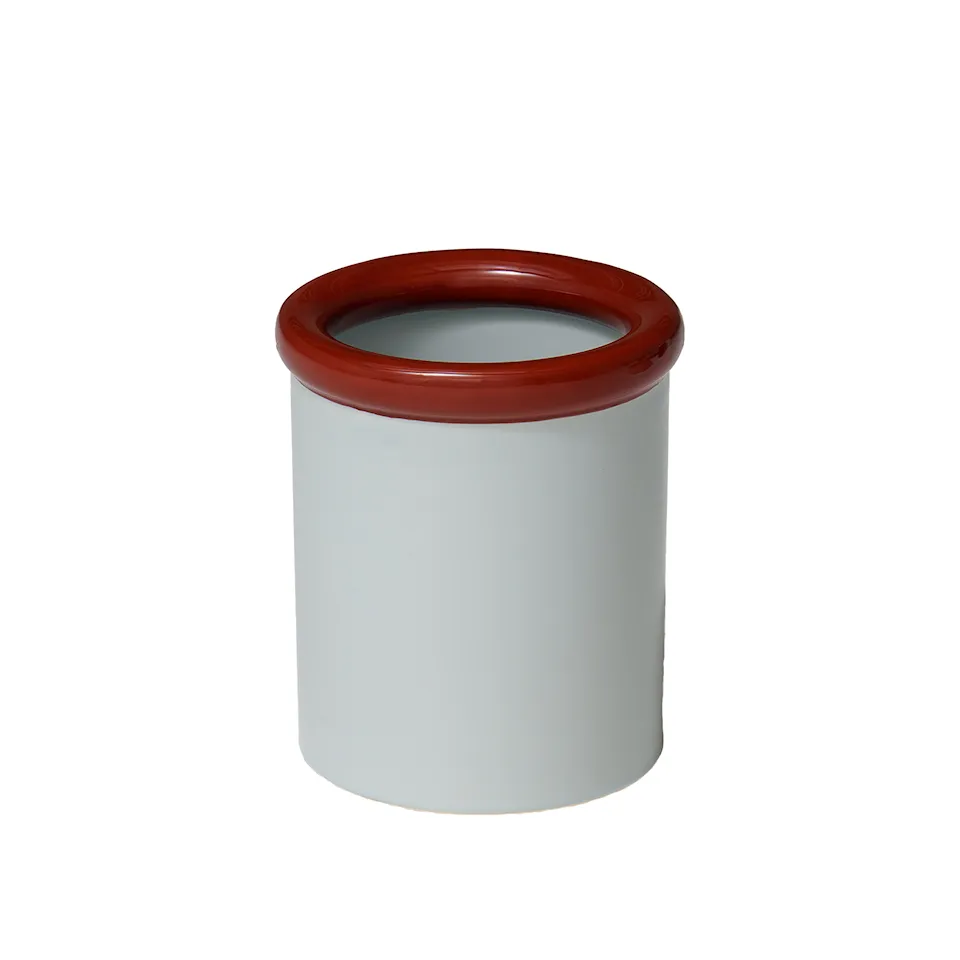 ROD Pot ceramic H175 x Ø153 Terracotta/Light blue