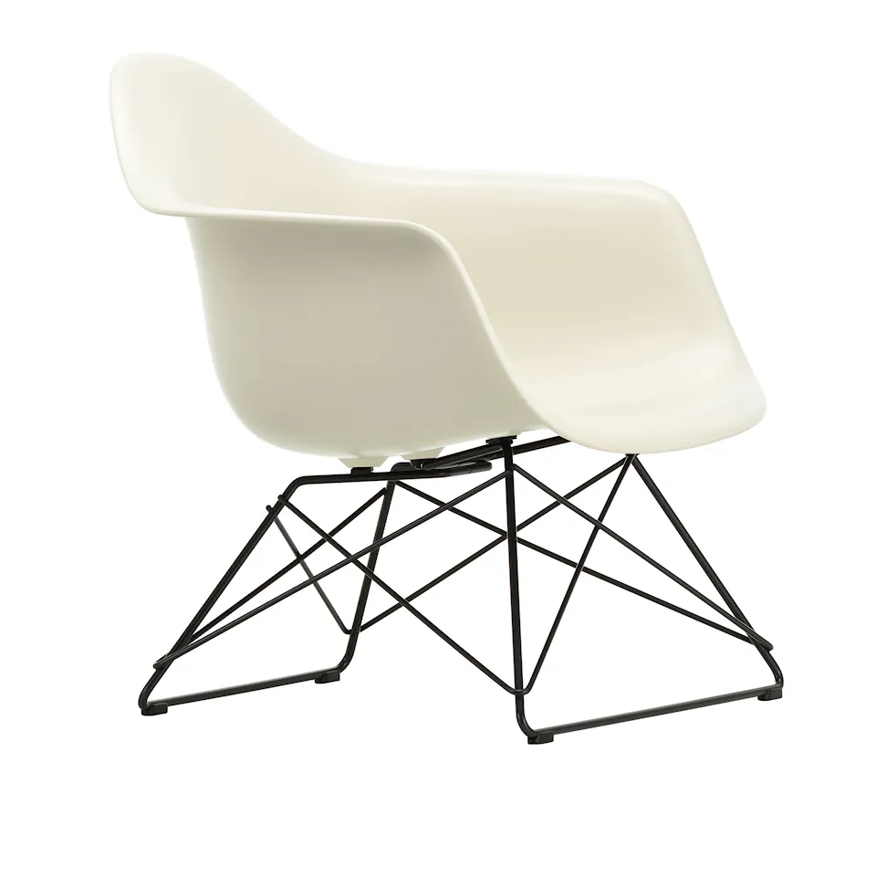 Eames Plastic Armchair LAR - 11 Pebble - Basic Dark Base