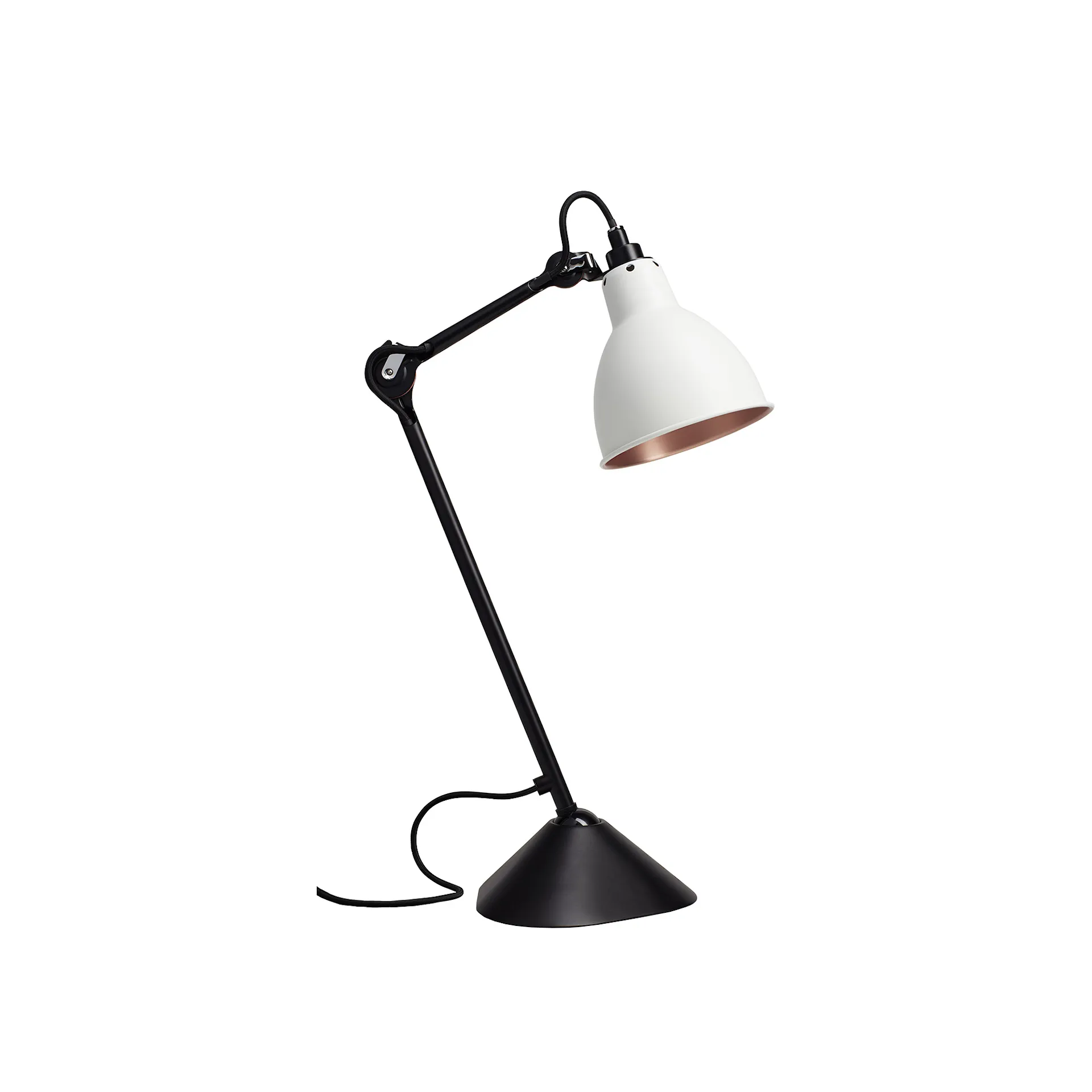 Lampe Gras No205 - Round - Svart bas - Lampe Gras by DCWéditions - Bernard-Albin Gras  - NO GA