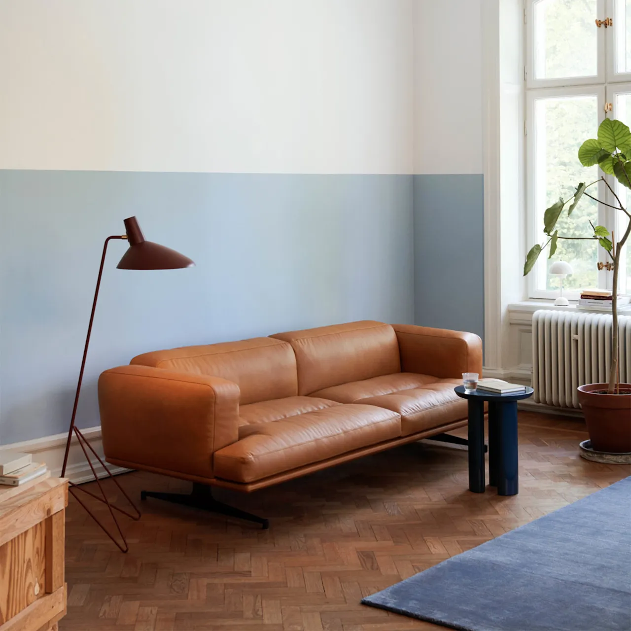 Inland AV23 3-sitssoffa aluminium