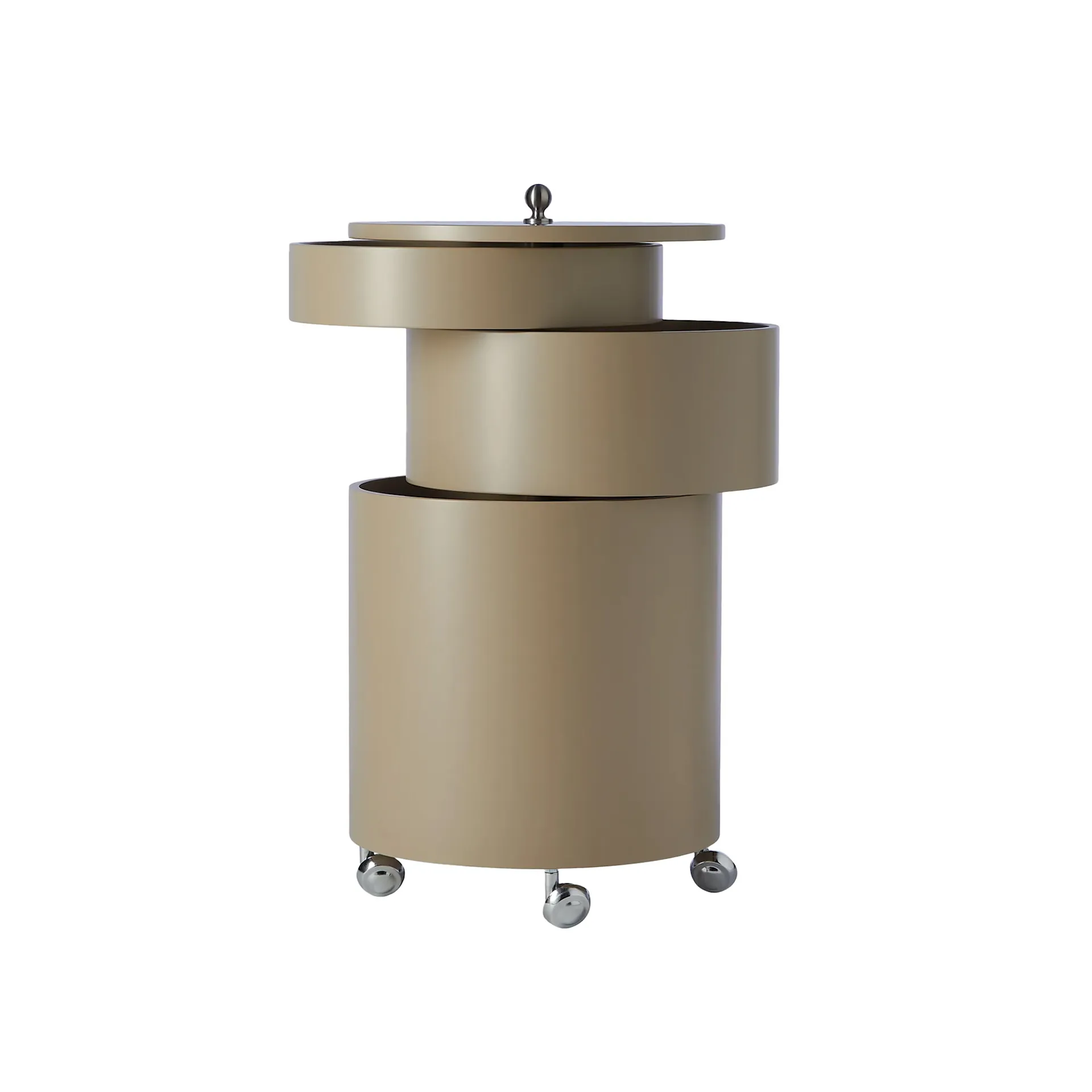 Barboy Side Table & Mobile Storage Unit - Verpan - Verner Panton - NO GA