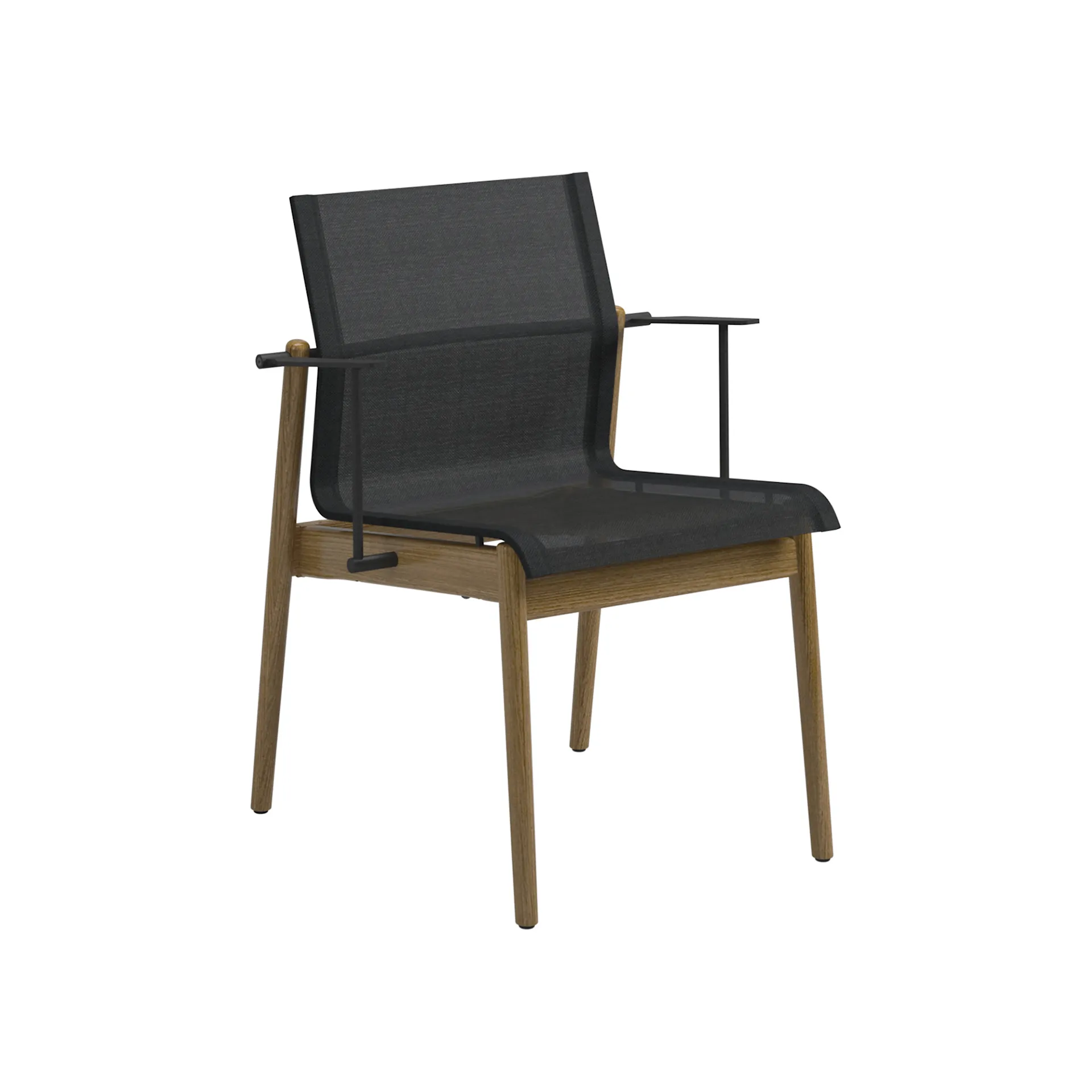 Sway Teak Stacking Chair with Arms - Gloster - NO GA